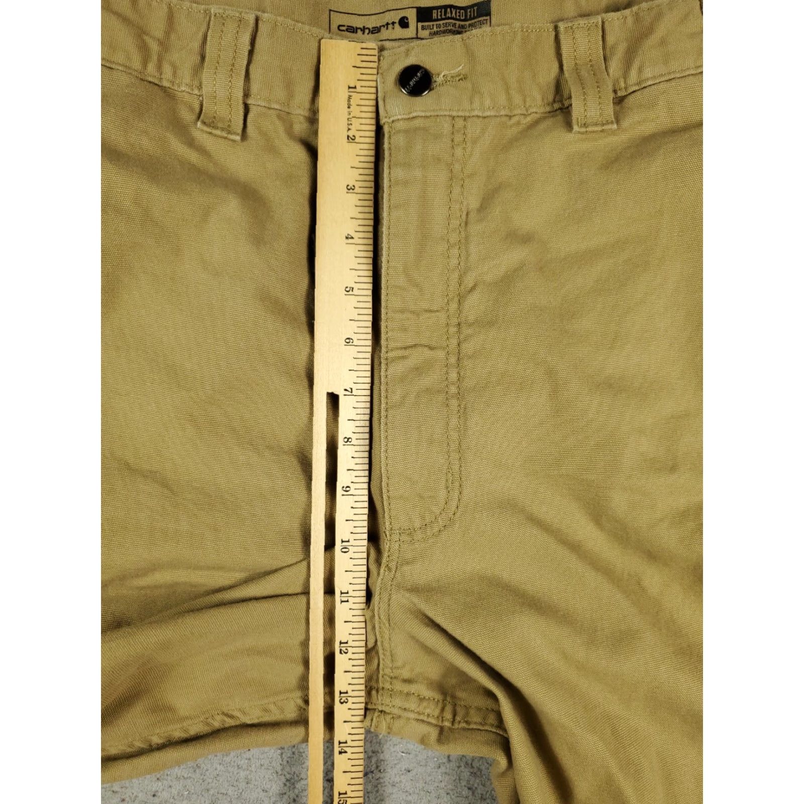 Carhartt Carhartt Utility Chino Pants Mens 44x30 Beige Relaxed Fit Cotton Trousers Size US 44 / EU 60 - 3 Thumbnail