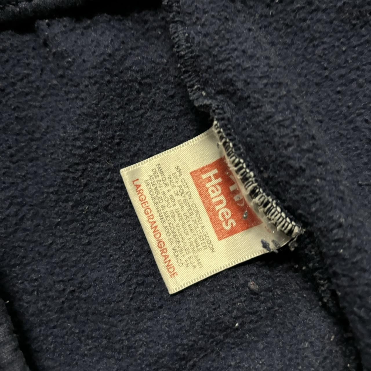 Japanese Brand × Vintage Crazy Vintage Y2K/2000s Baggy Navy Blue Skater Essential Sweatpants! Size US 36 / EU 52 - 7 Thumbnail