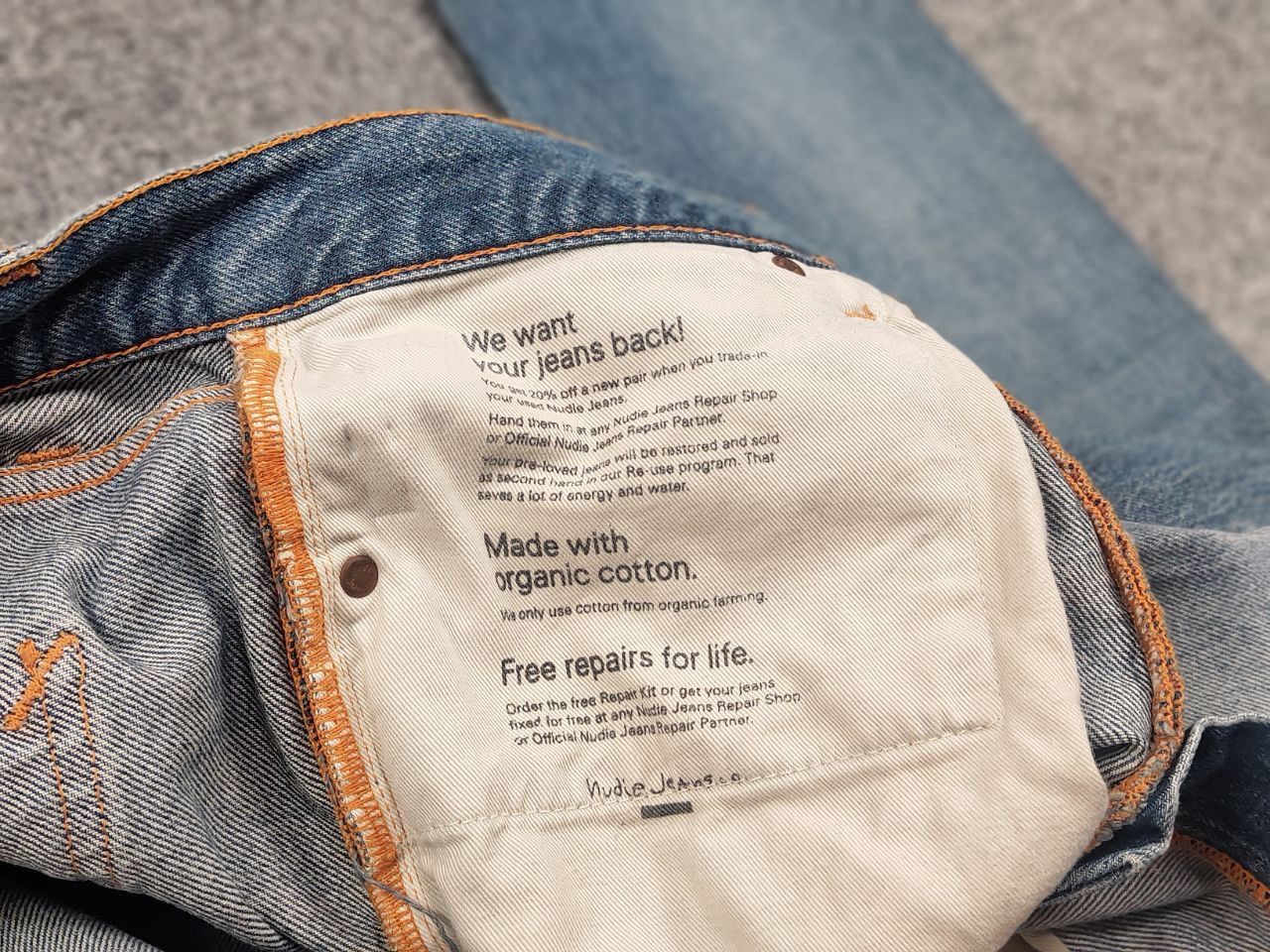 Nudie Jeans Nudie Jeans steady eddie ii Blue servivor Vintage Denim Size US 30 / EU 46 - 16 Thumbnail