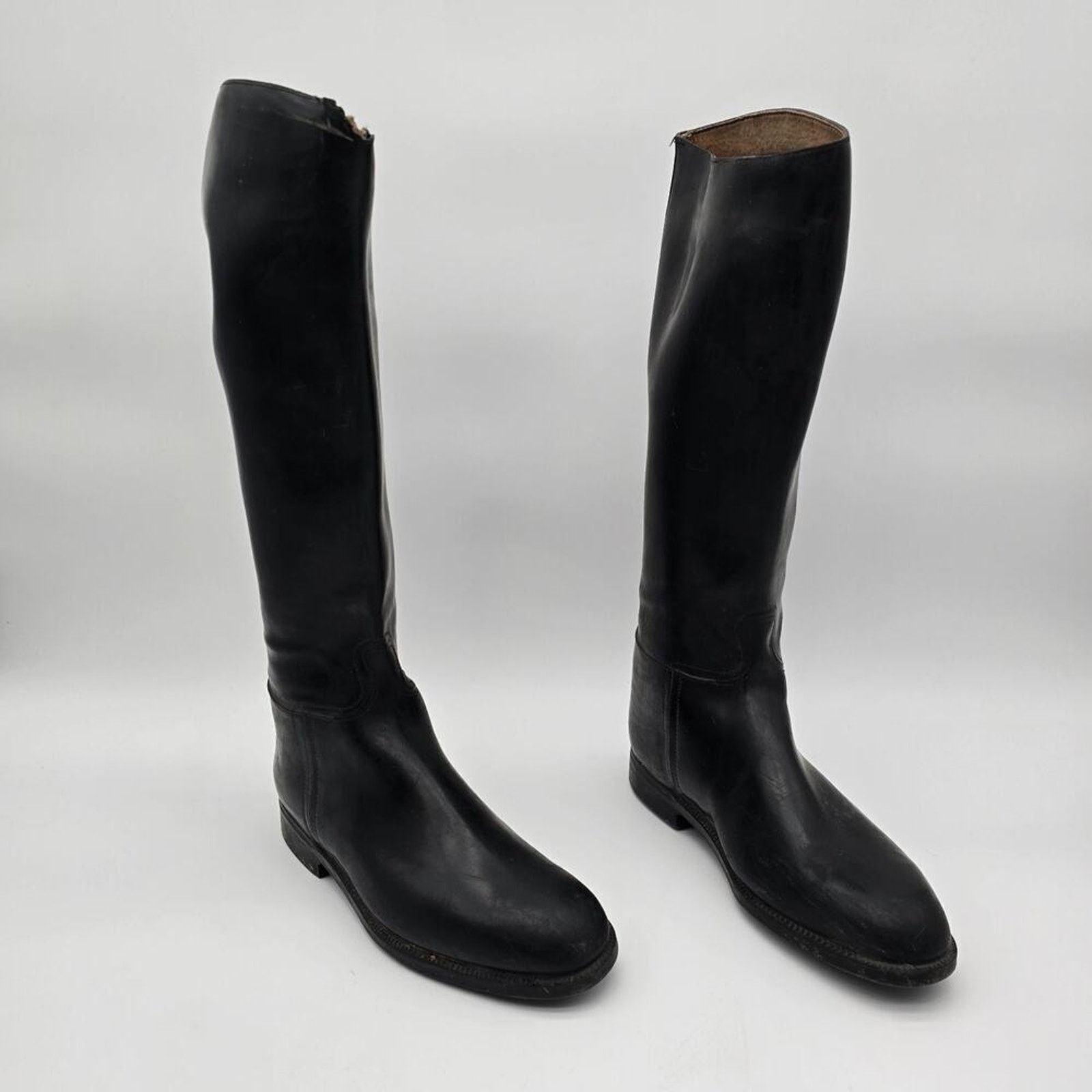 Aigle Aigle tall leather lined waterproof rain riding boots 41/9 Size US 9 / IT 39 - 4 Thumbnail