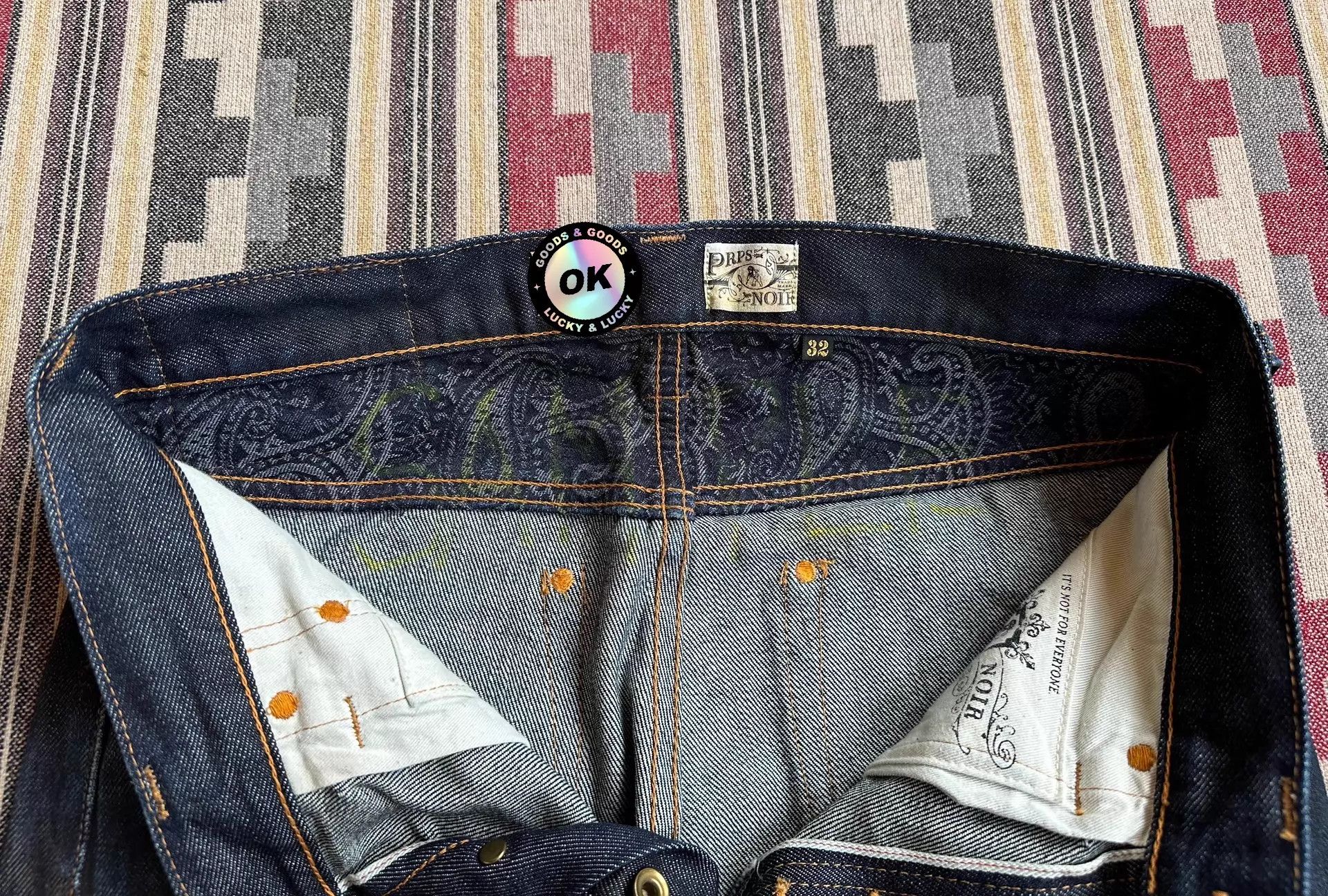 Prps Prps Noir Purple Heavily Washed Distressed Selvedge 32 Size US 32 / EU 48 - 5 Thumbnail
