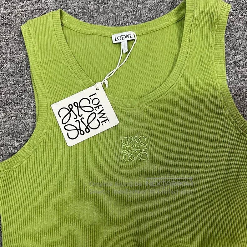 Other Loewe Embroidered Logo Avocado Sports Vest Size S / US 4 / IT 40 - 4 Thumbnail