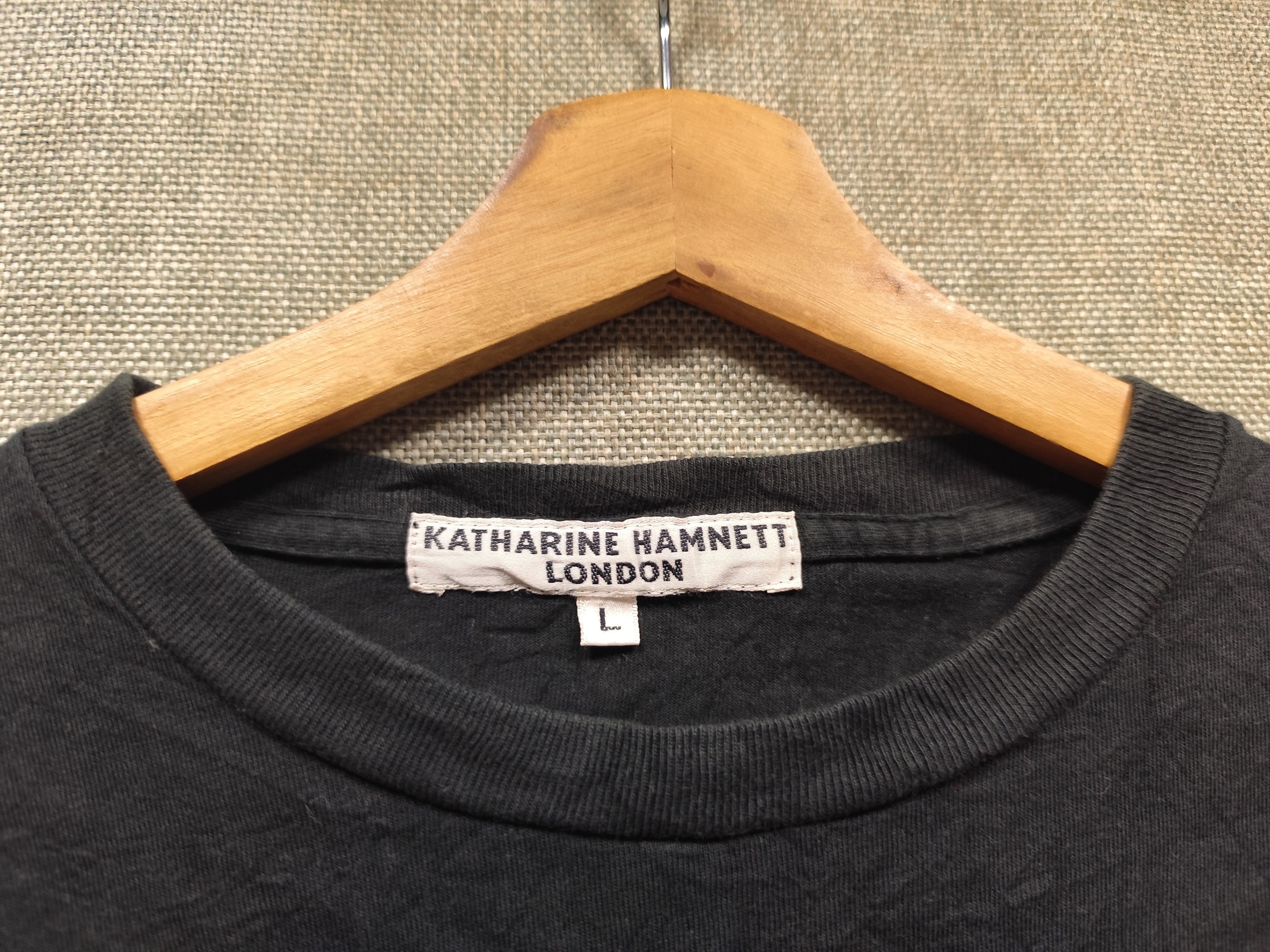 If Six Was Nine × Katharine Hamnett London × Vintage Vintage katharine hamnett london tee Size US L / EU 52-54 / 3 - 4 Thumbnail