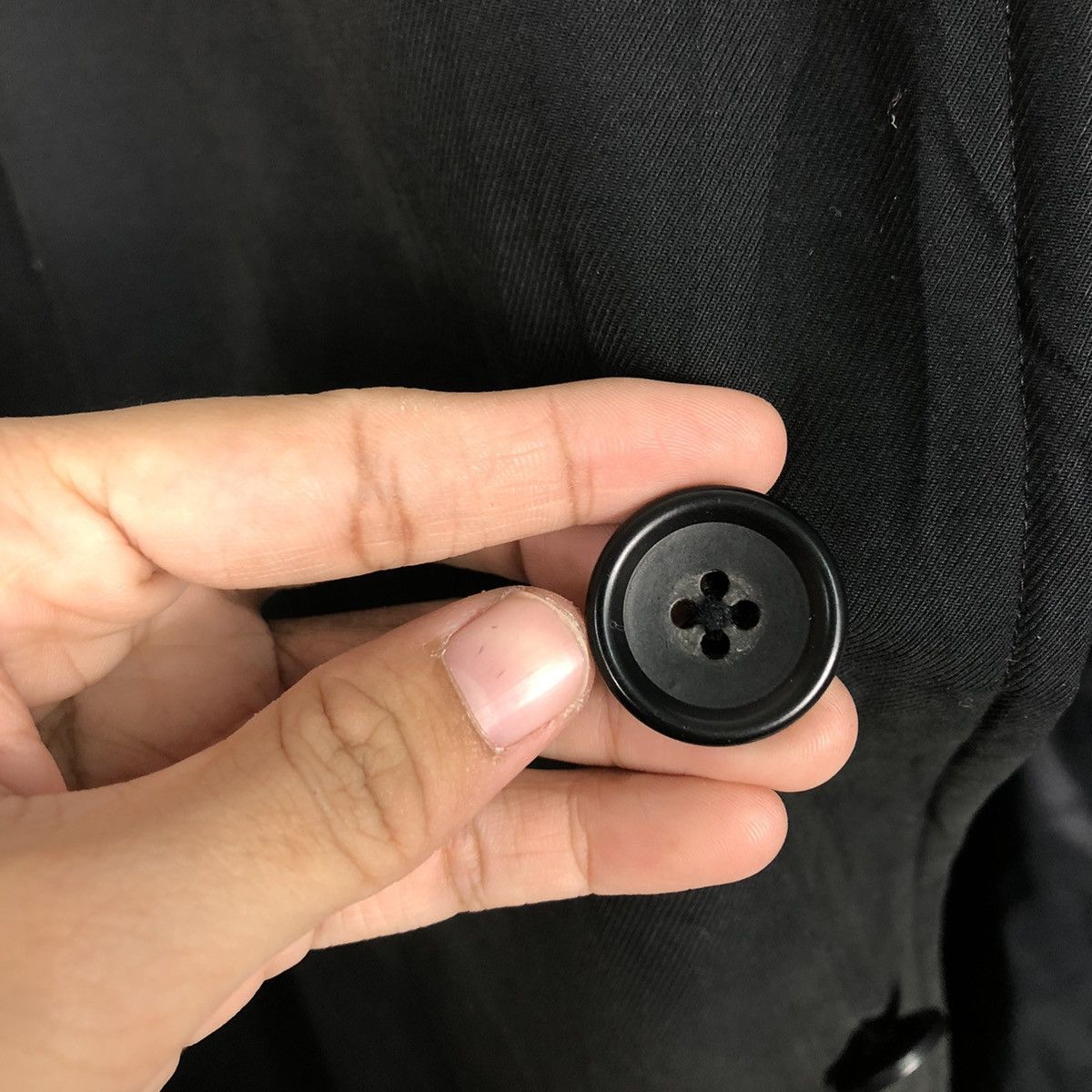 Issey Miyake 📌Rich Black - Vintage Long Jacket Of Krizia Japan Made Size US M / EU 48-50 / 2 - 18 Thumbnail