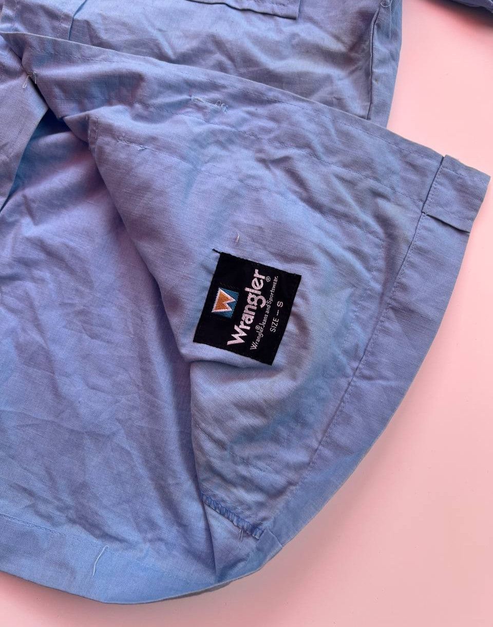 Vintage × Wrangler Vintage 70s Wrangler chambray worker shirt Size US S / EU 44-46 / 1 - 4 Thumbnail