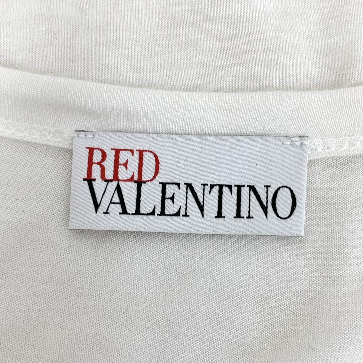 Valentino Valentino White Lace Trim Cotton Short Sleeve T-Shirt K26WX Size S / US 4 / IT 40 - 5 Thumbnail