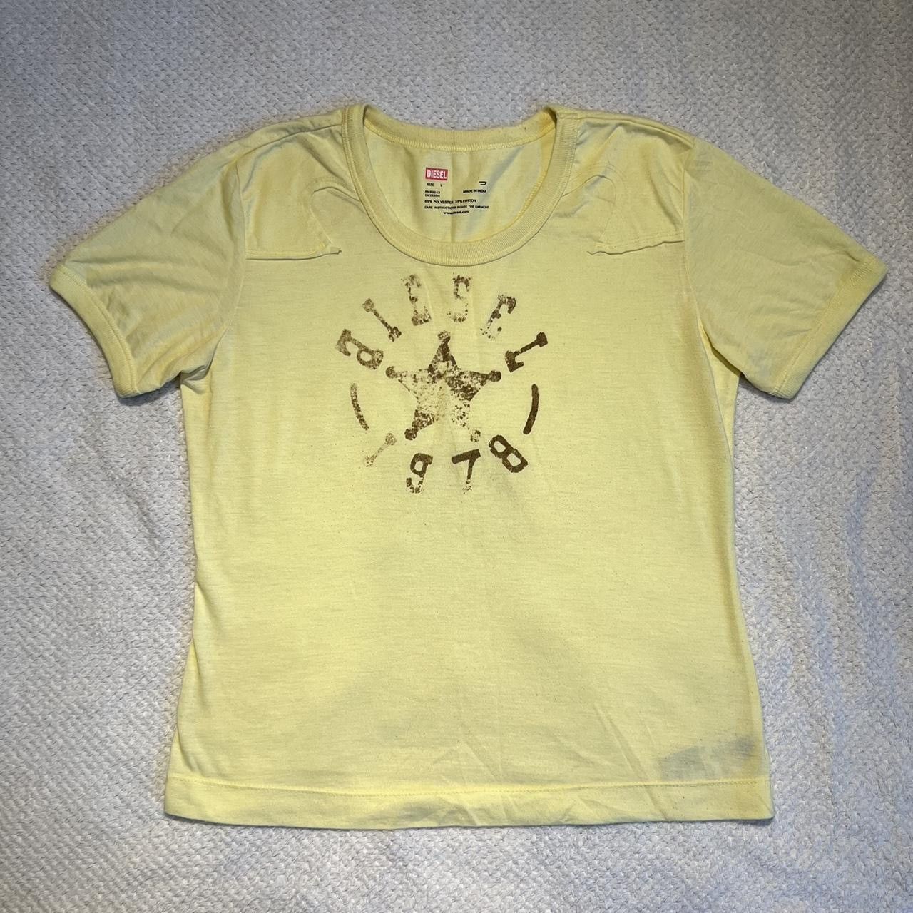 Diesel DIESEL Yellow Sheriff Star Tee – 1978 Graphic Size M / US 6-8 / IT 42-44 - 6 Thumbnail
