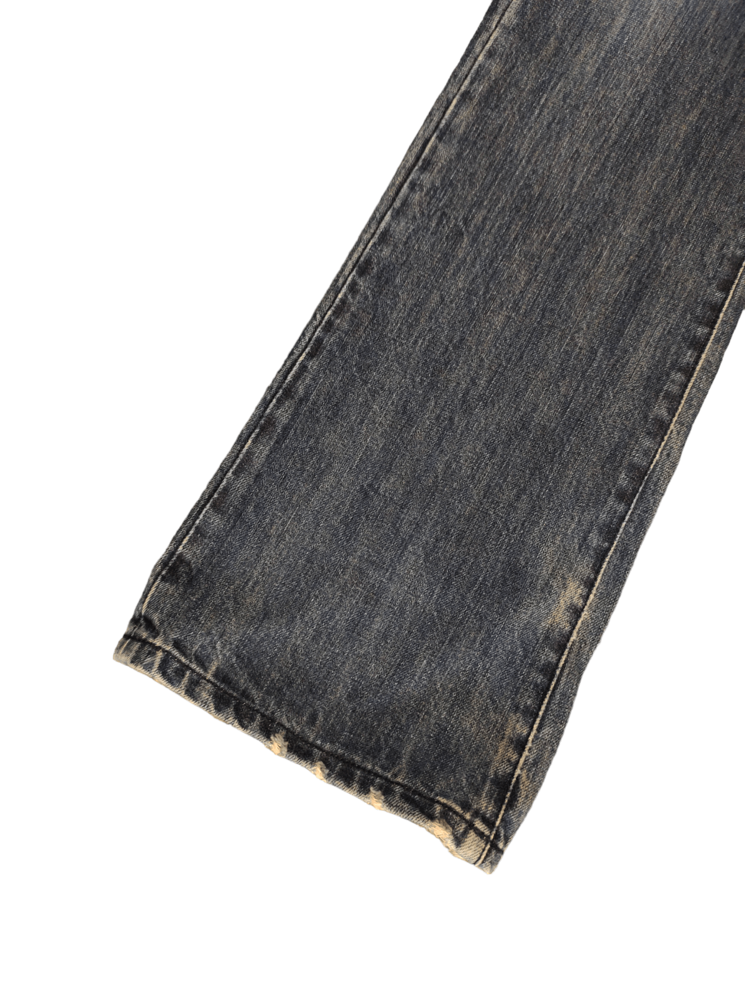 Le Grande Bleu (L.G.B.) Flare Jeans Portrait Japan Sew Distress Denim Bootcut Y2k Size US 33 - 9 Thumbnail