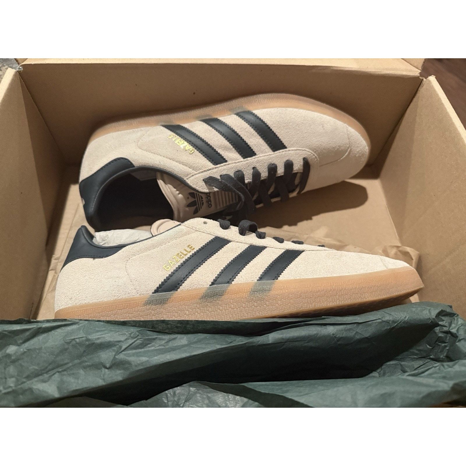 Adidas Adidas Gazelle Men's Shoes Size 12 IG6199 Taupe Night Indigo Size US 12 / EU 45 - 2 Thumbnail