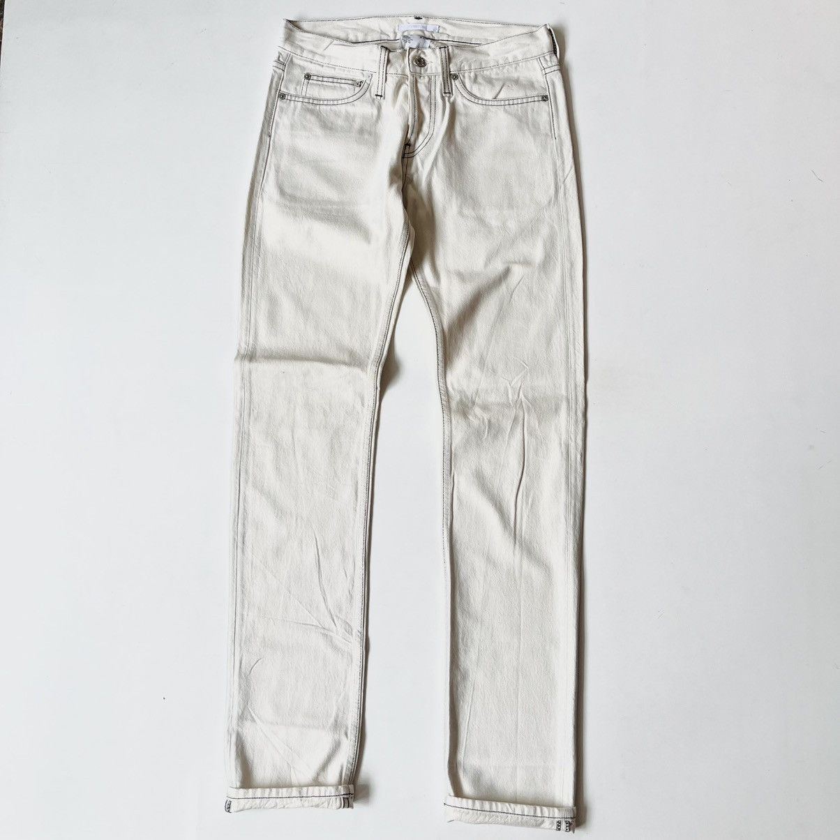 Helmut Lang Helmut Lang White Denim Longpants Size US 29 - 5 Thumbnail