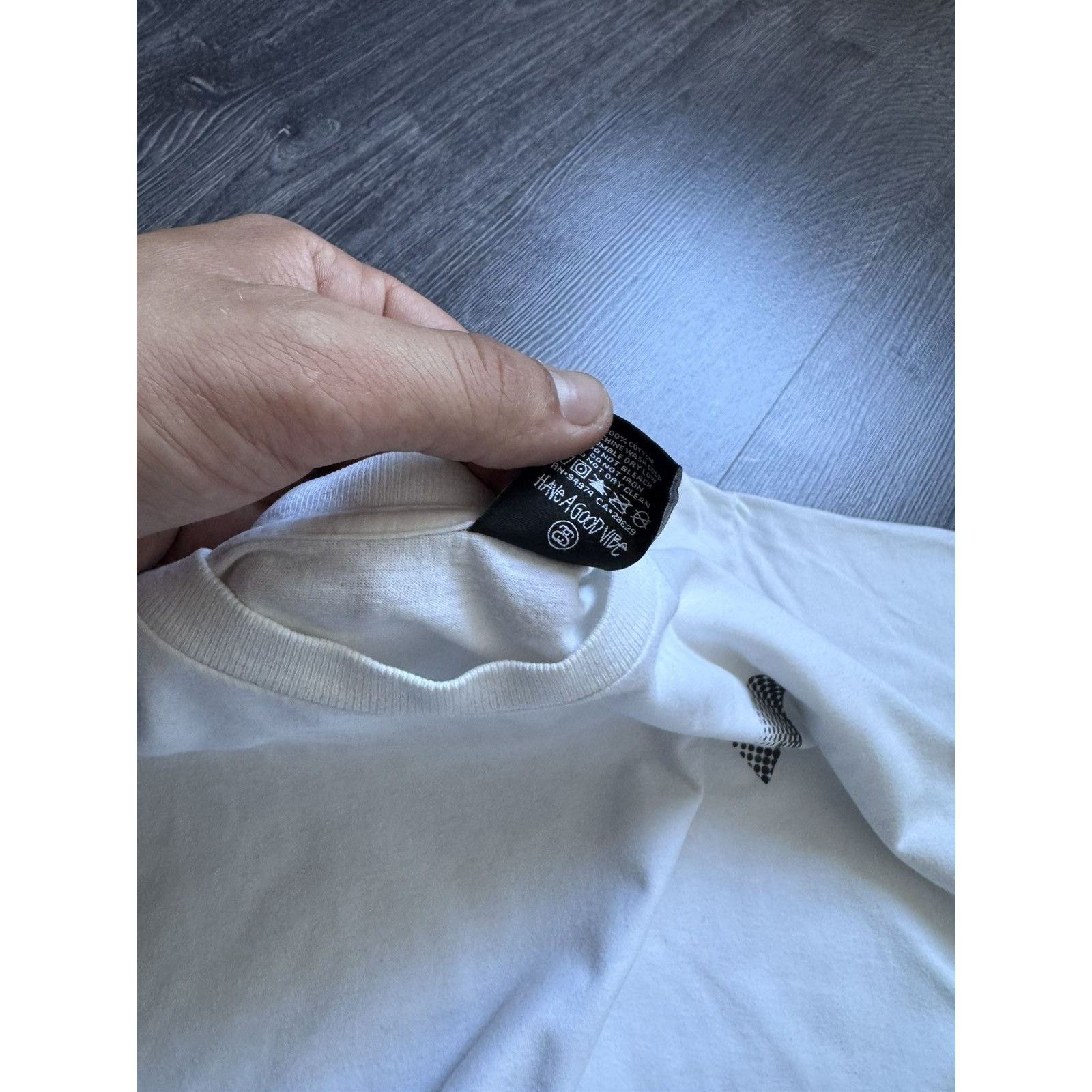 Stussy Vintage Stussy White Back Logo t-shirt Size US L / EU 52-54 / 3 - 7 Thumbnail