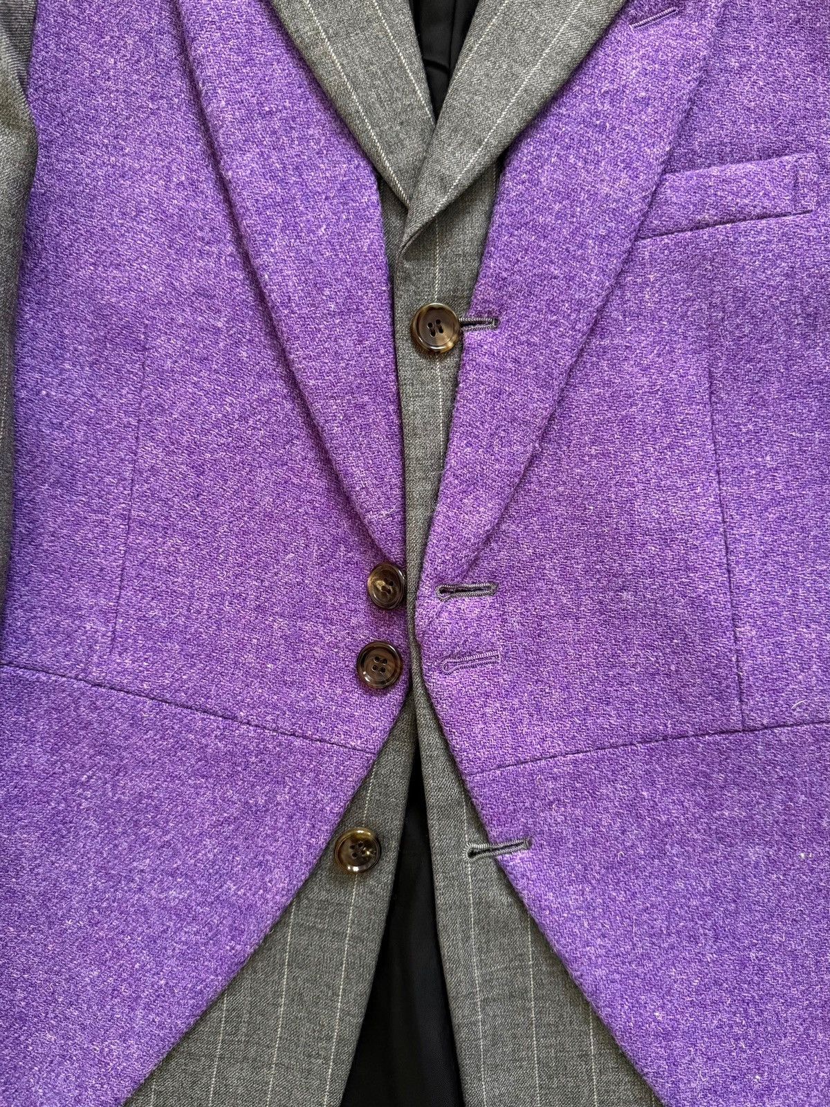 Comme des Garcons Comme Des Garcons Homme Plus AW2009 Curve Panelled Wool Suit Size US XS / EU 42 / 0 - 10 Thumbnail