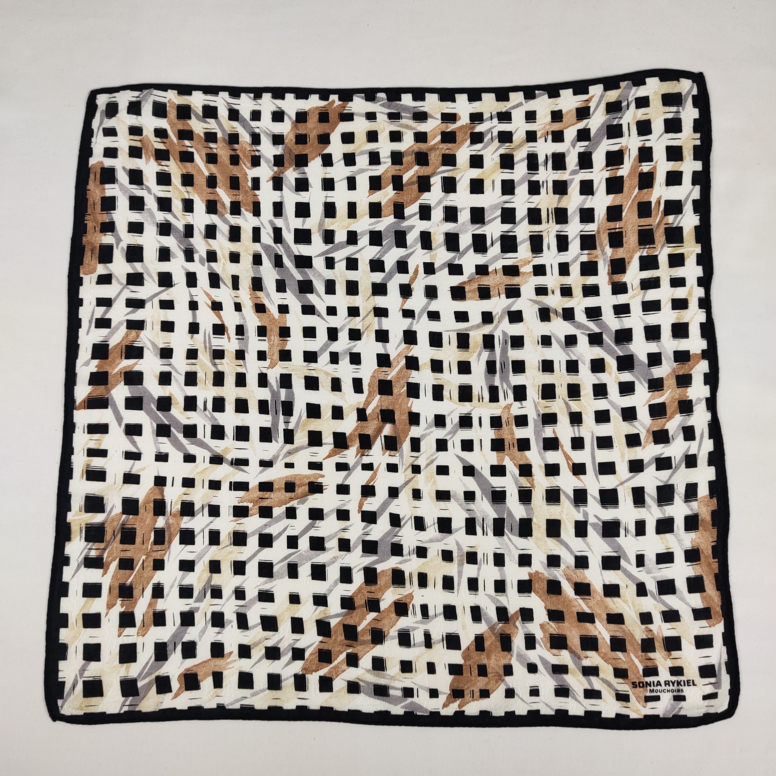 Sonia Rykiel × Vintage Sonia Rykiel Handkerchief / Neckerchief / Bandana FZ305 Size ONE SIZE - 3 Thumbnail