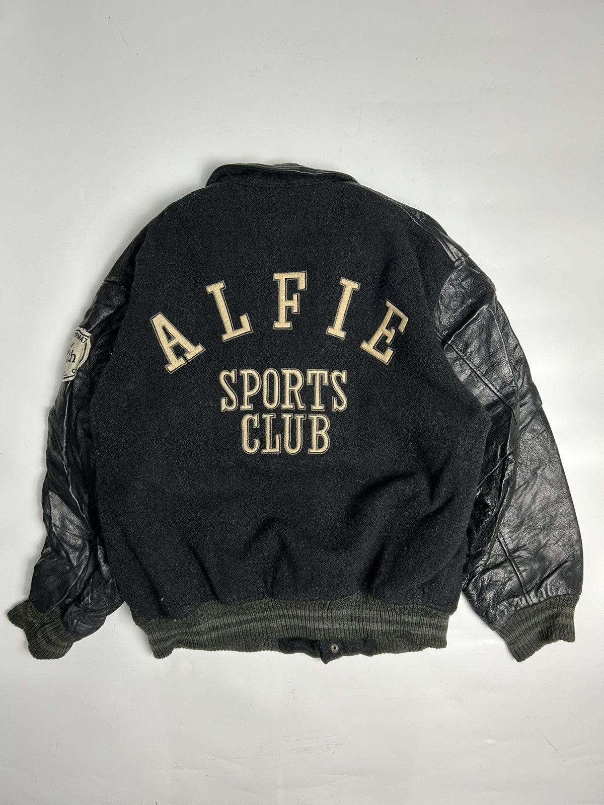F.C. Real Bristol × Leather LEATHER VARSITY JACKET ALFIE JACK Size US L / EU 52-54 / 3 - 6 Thumbnail