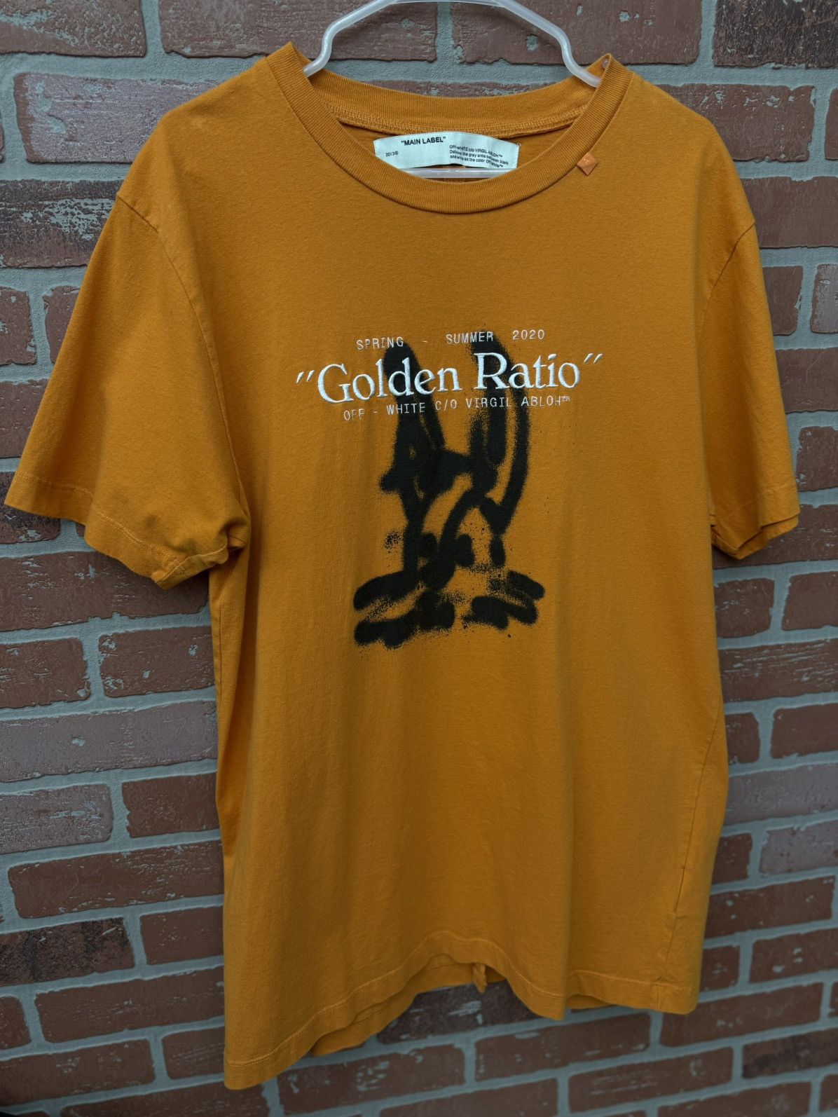 Off-White Off White Virgil Abloh Tee Shirt Size XL Pre Owned 🧼 Size US XL / EU 56 / 4 - 1 Thumbnail