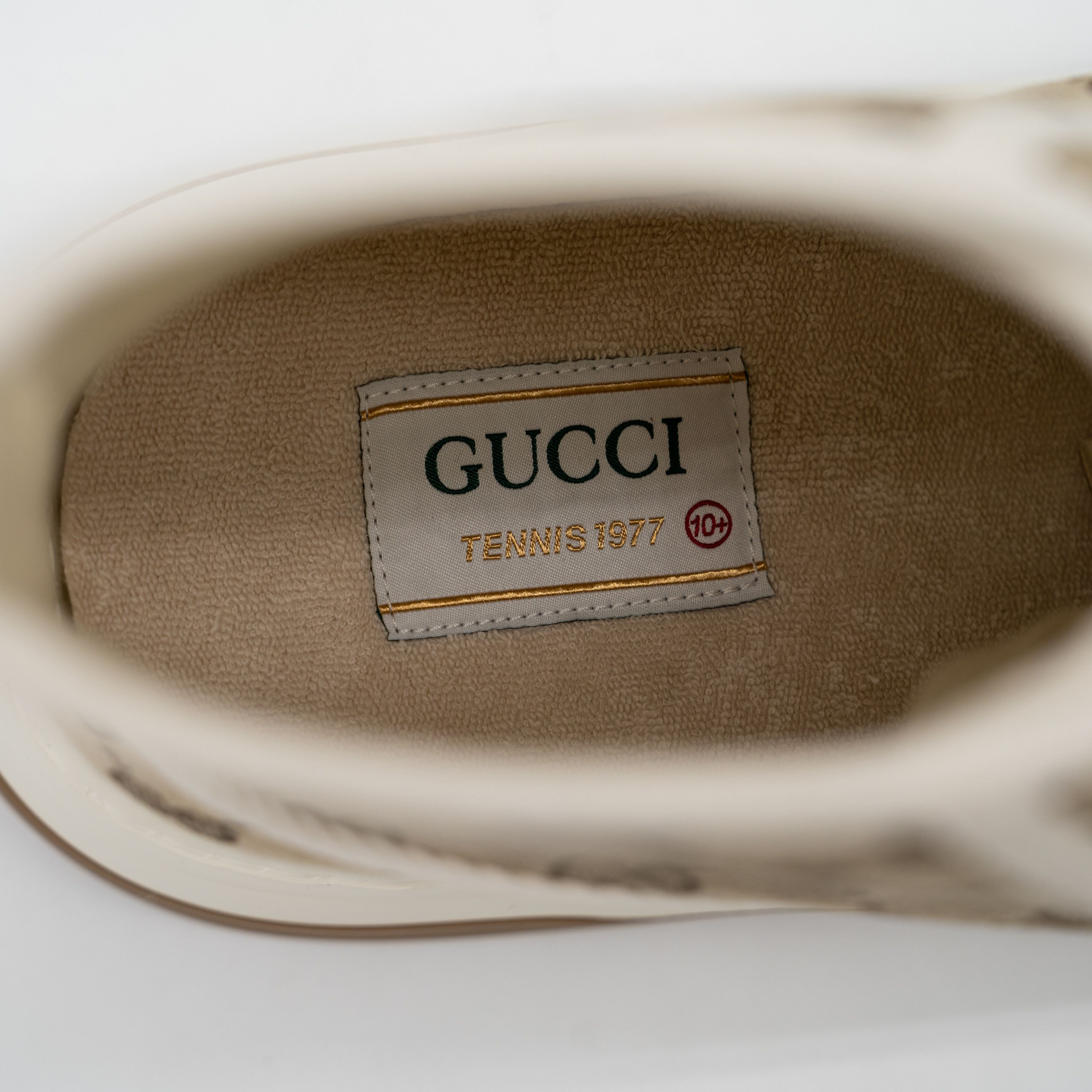 Gucci Gucci Tennis Platform GG Canvas Beige Brown Sneakers High Size US 11 / EU 44 - 10 Thumbnail