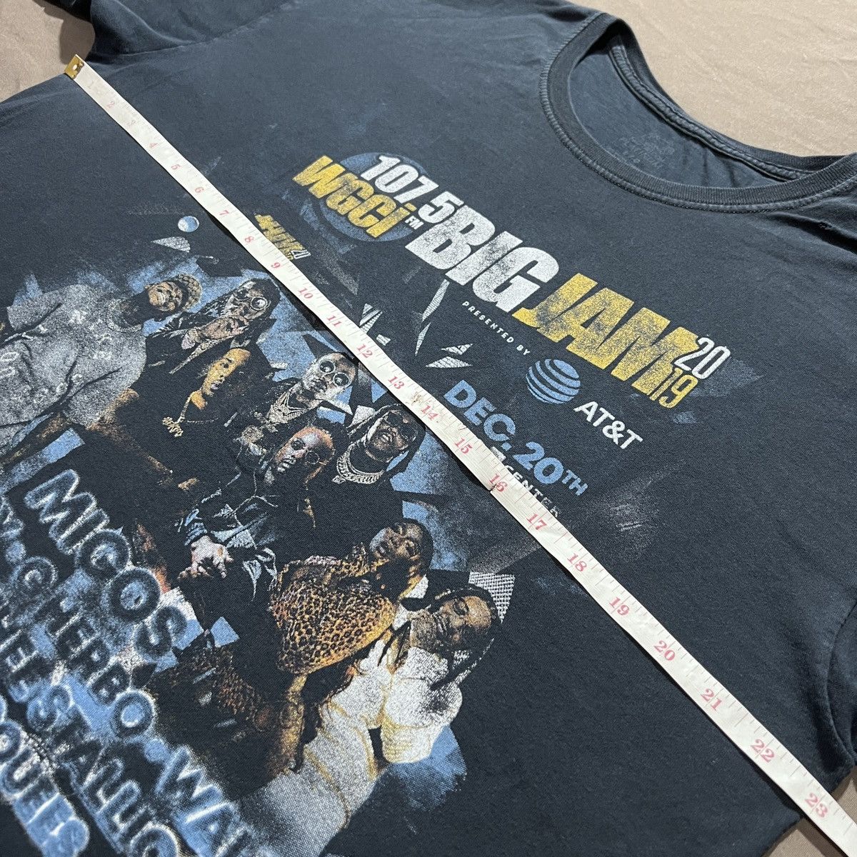 Rap Tees 2019 BiIG JAM MIGOS DaBaby WALE G Herbo PROMO TEE FADED Size US L / EU 52-54 / 3 - 7 Thumbnail