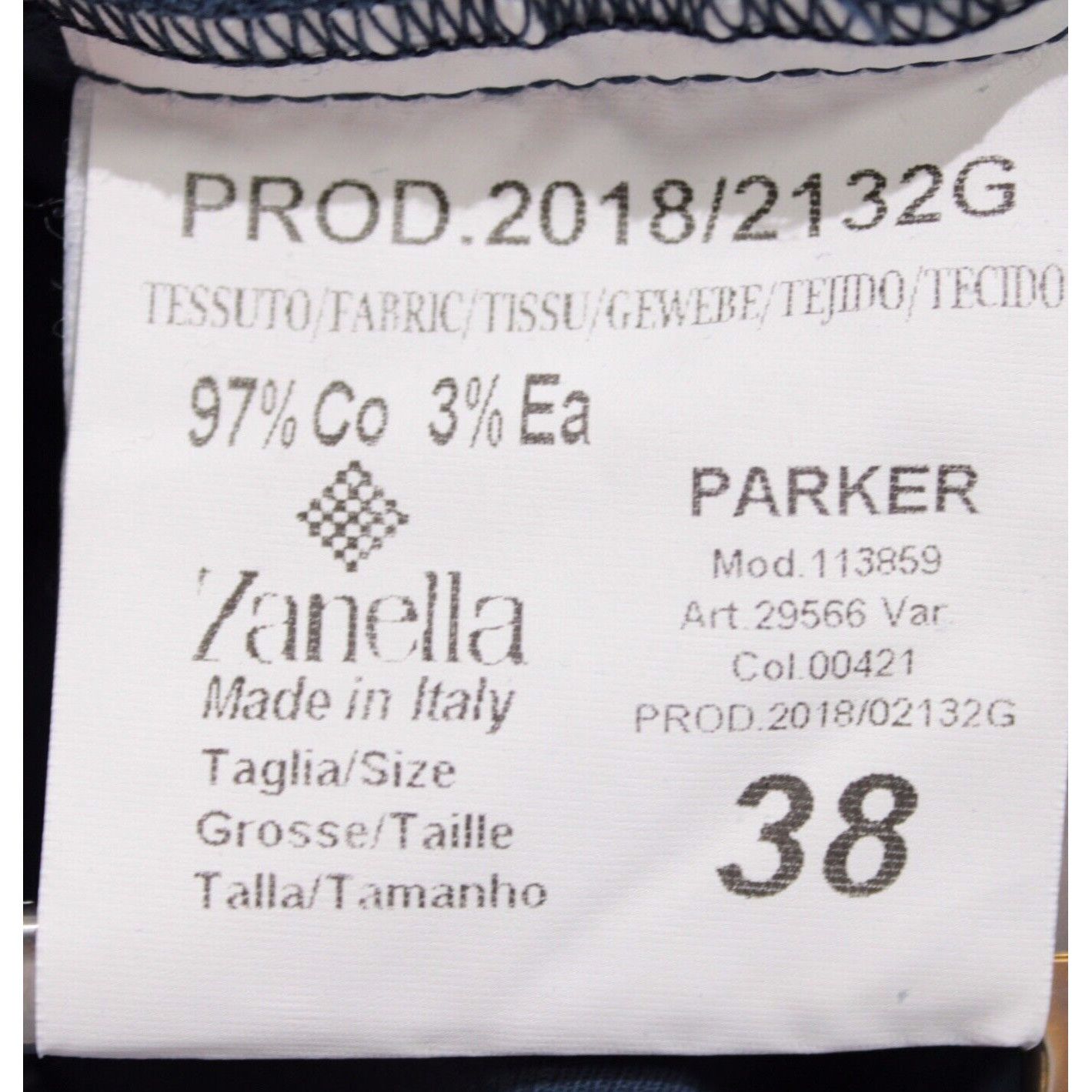 Zanella Zanella New with tags Chino Size 40 US In Blue Size US 40 / EU 56 - 5 Thumbnail