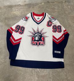 00's Mark Messier New York Rangers Lady Liberty CCM NHL Jersey