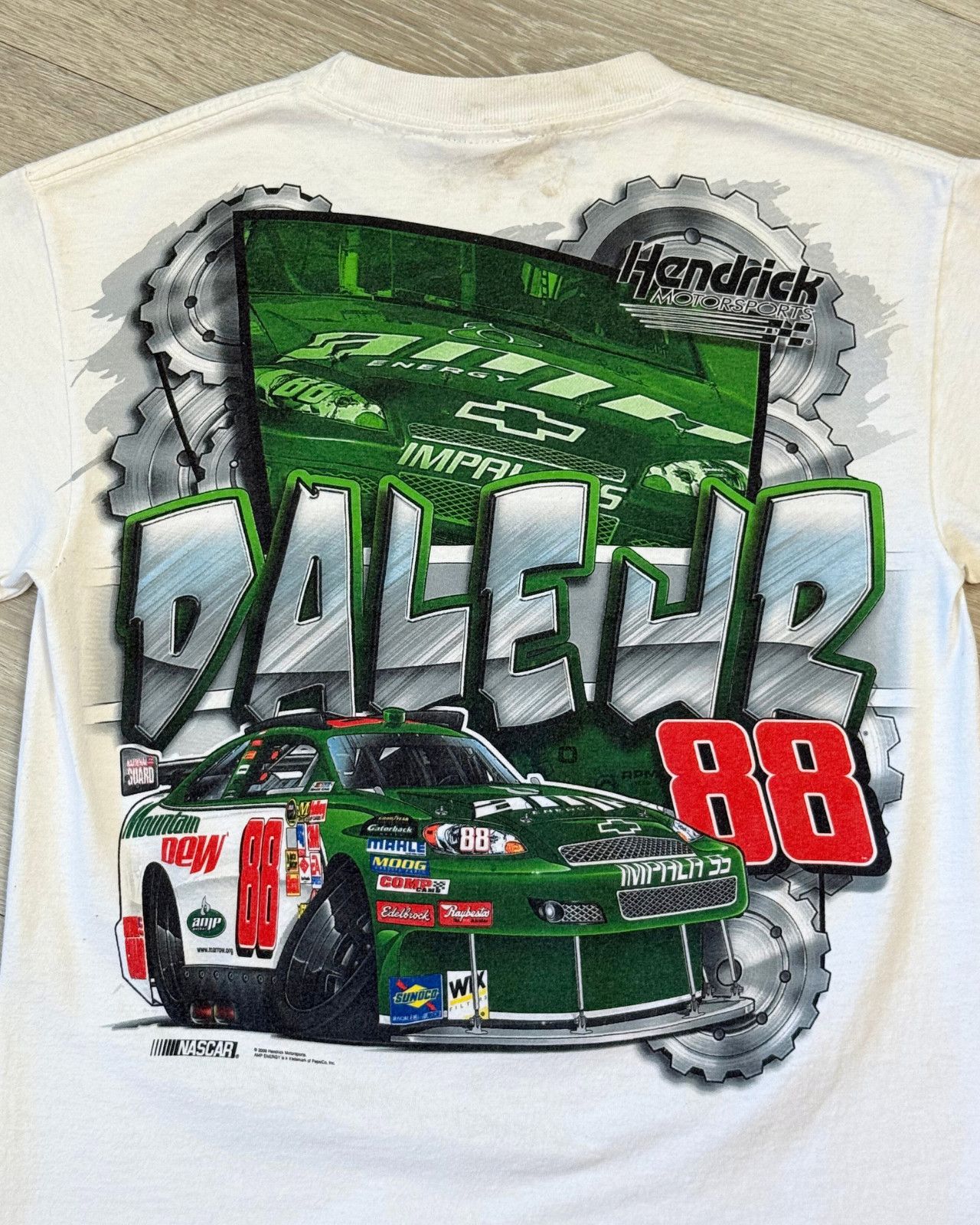 NASCAR 2009 NASCAR Dale Earnhardt Jr. #88 AMP T-Shirt Youth Medium Size US XS / EU 42 / 0 - 4 Thumbnail