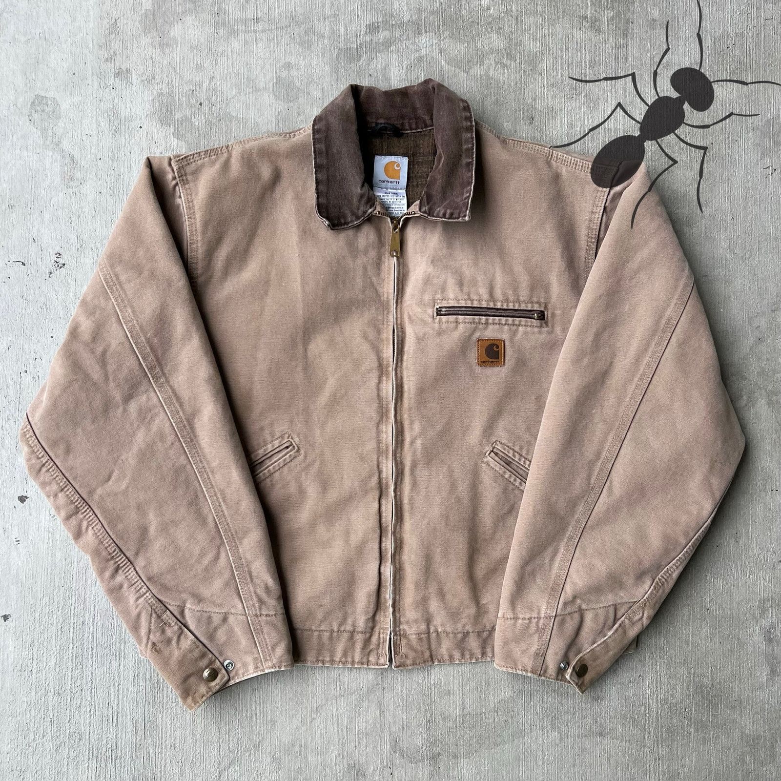 Carhartt × Vintage Carhartt J97 SDL brown work wear jacket Size US L / EU 52-54 / 3 - 1 Thumbnail