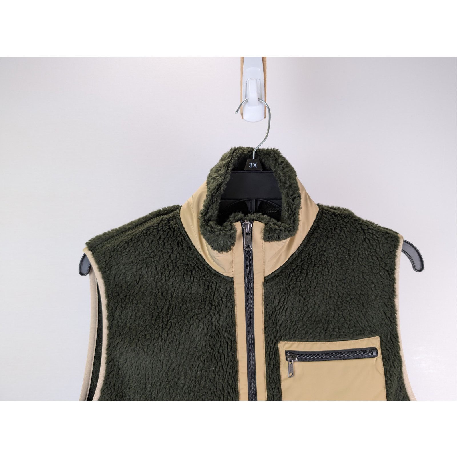 Todd Snyder o1rshd1 CC20 Italian Recycled Fleece Vest Jacket in Olive Size US M / EU 48-50 / 2 - 3 Thumbnail