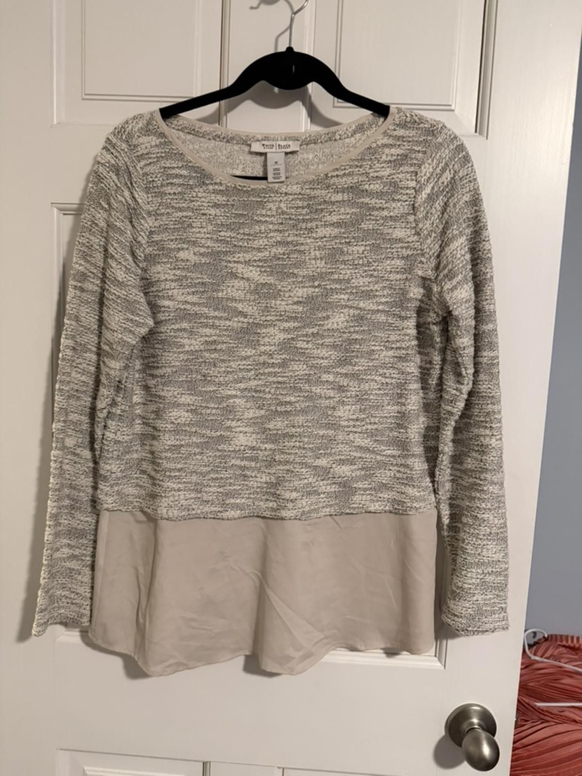 Other White House Black Market Gray Beige Layered Long Sleeve M Size M / US 6-8 / IT 42-44 - 4 Thumbnail