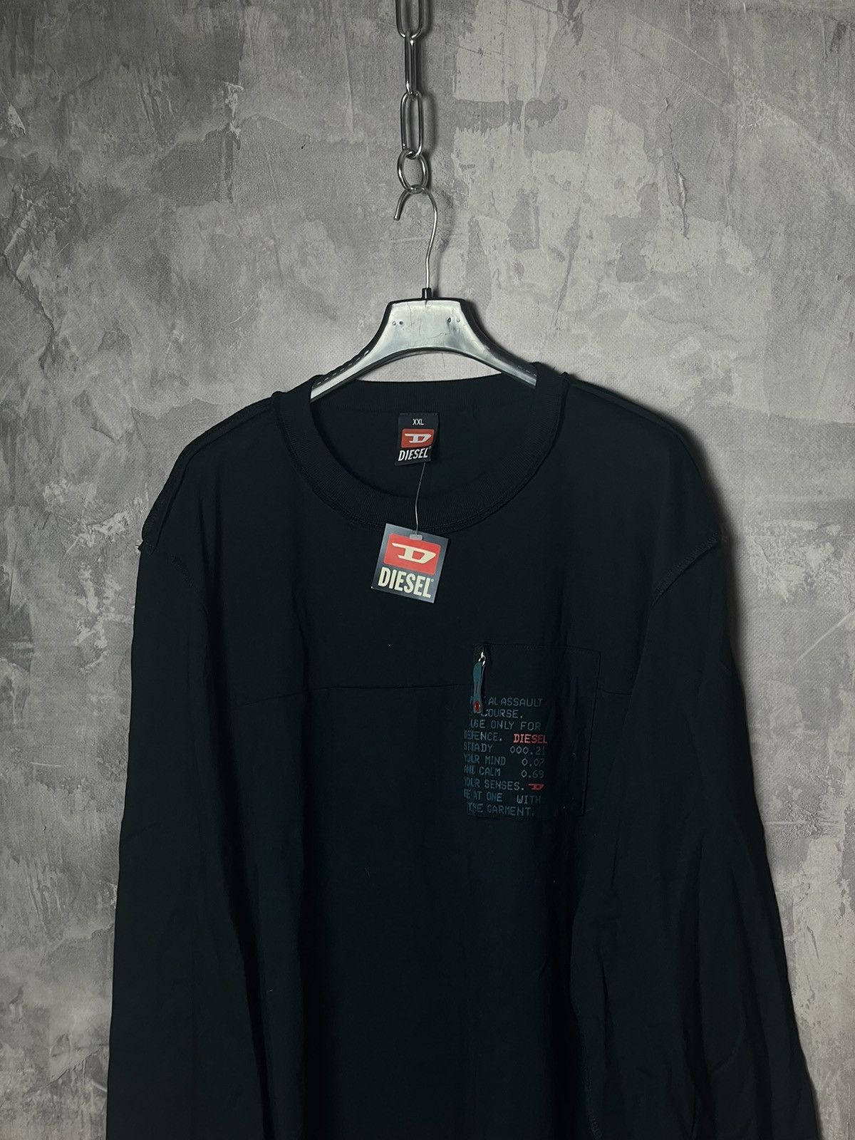 Diesel × Vintage Diesel Long Sleeve Avant Garde Streetwear Style XXL Size US XXL / EU 58 / 5 - 7 Thumbnail