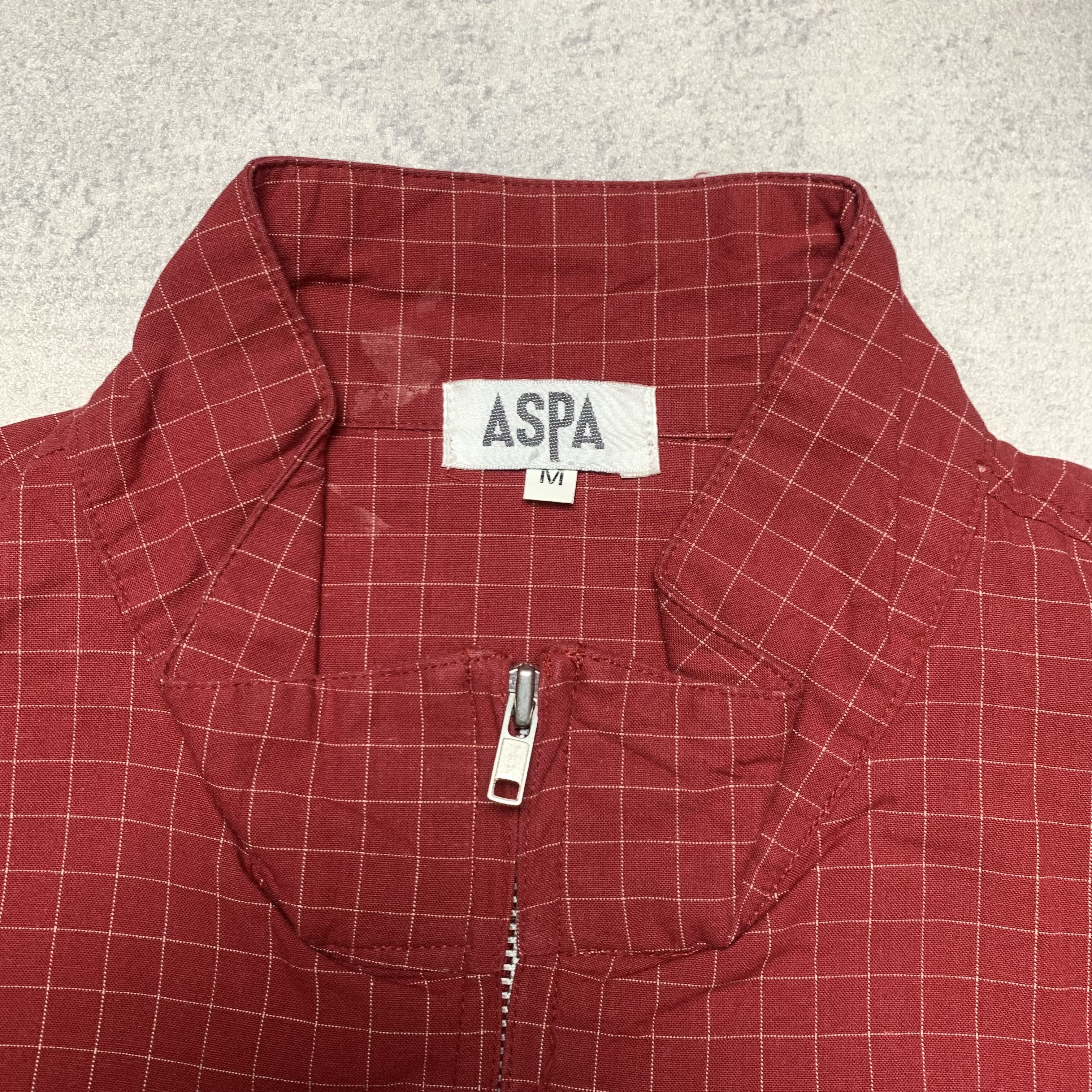 Japanese Brand ASPA Plaid Tartan Checkered Jacket Zip Up Size US M / EU 48-50 / 2 - 4 Thumbnail