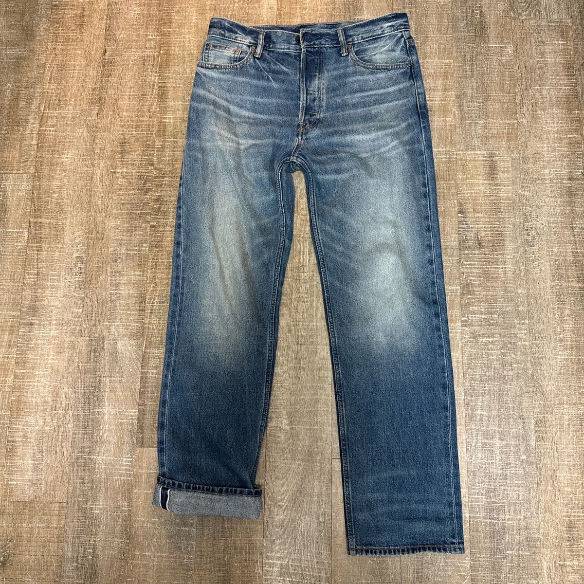 Calvin Klein Calvin Klein vintage wash selvedge denim Size US 32 / EU 48 - 1 Thumbnail