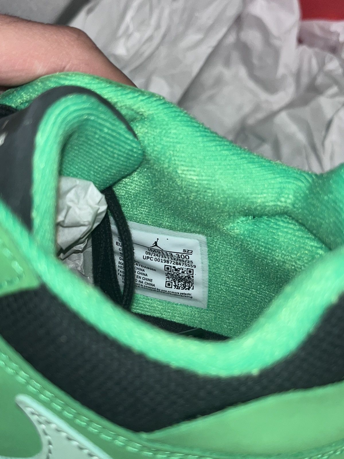 Nike × Travis Scott CJ1 T-REXX “GREEN SPARK” Size US 10 / EU 43 - 9 Thumbnail