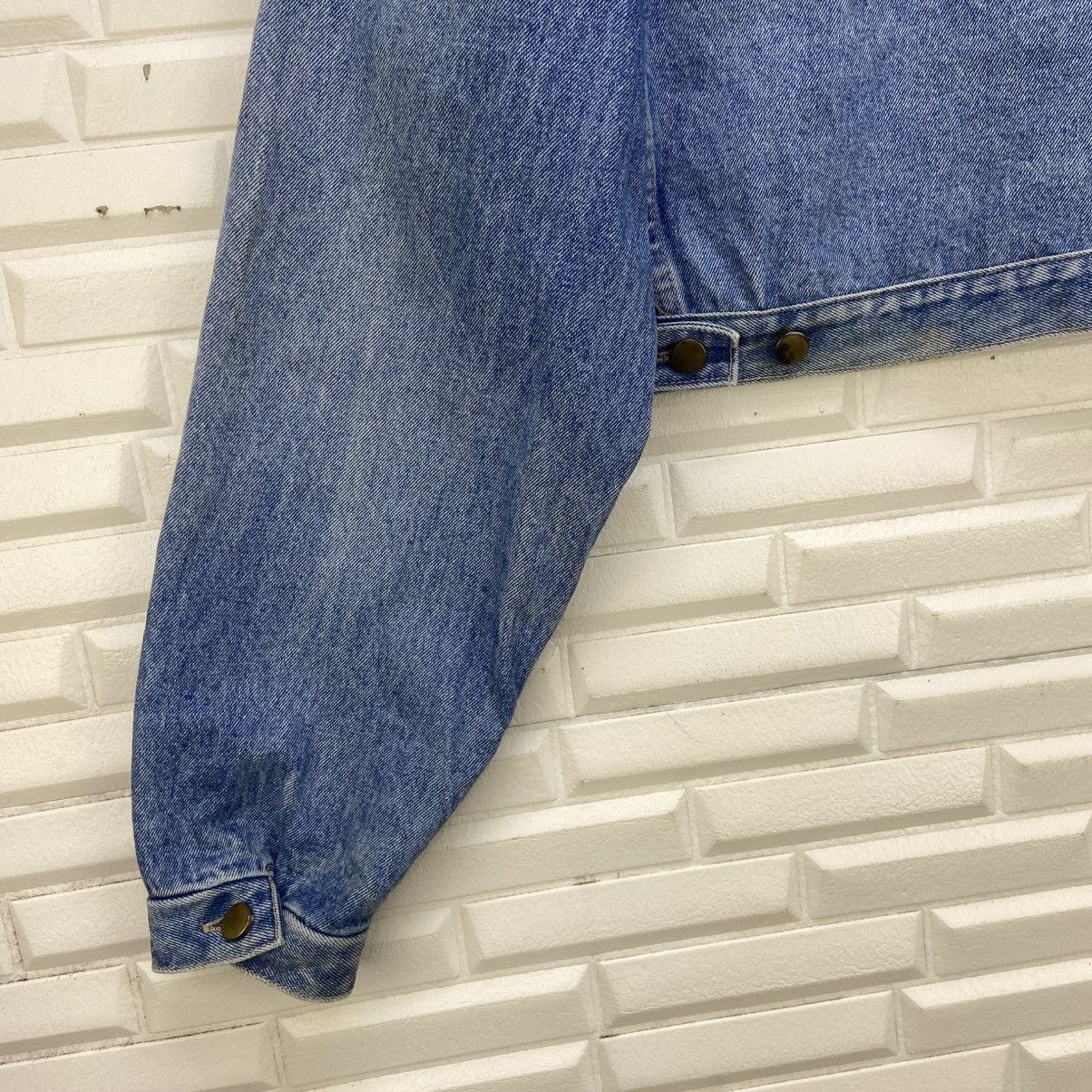 Japanese Brand × Vintage Vintage Japanese Brand Creem Trucker Denim Cropped Jacket Size US M / EU 48-50 / 2 - 10 Thumbnail