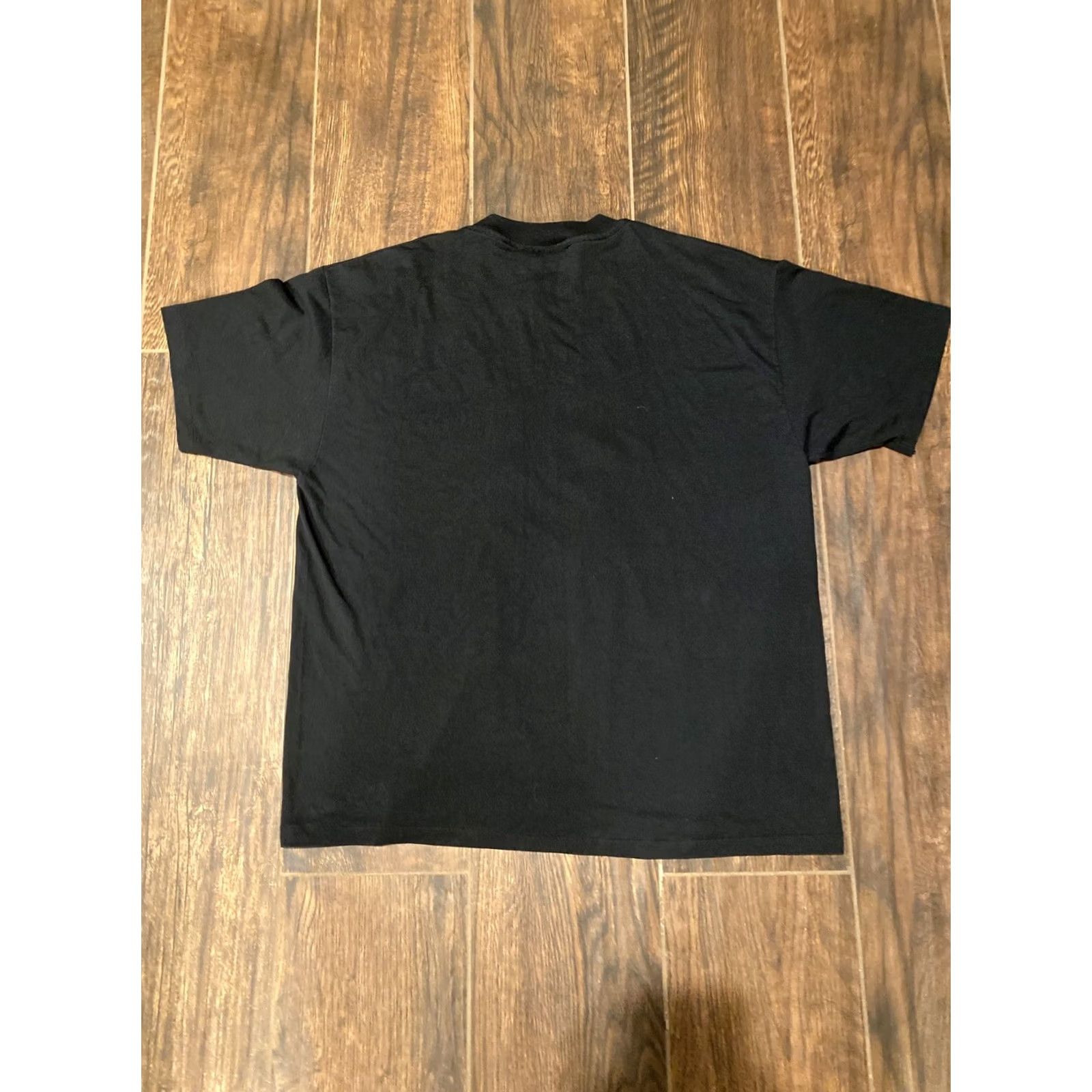 Hanes Vintage Hanes 50/5” Shirt Size XL On The Job Single Stitch - Unisex Graphic Tee Black Size US XL / EU 56 / 4 - 7 Thumbnail