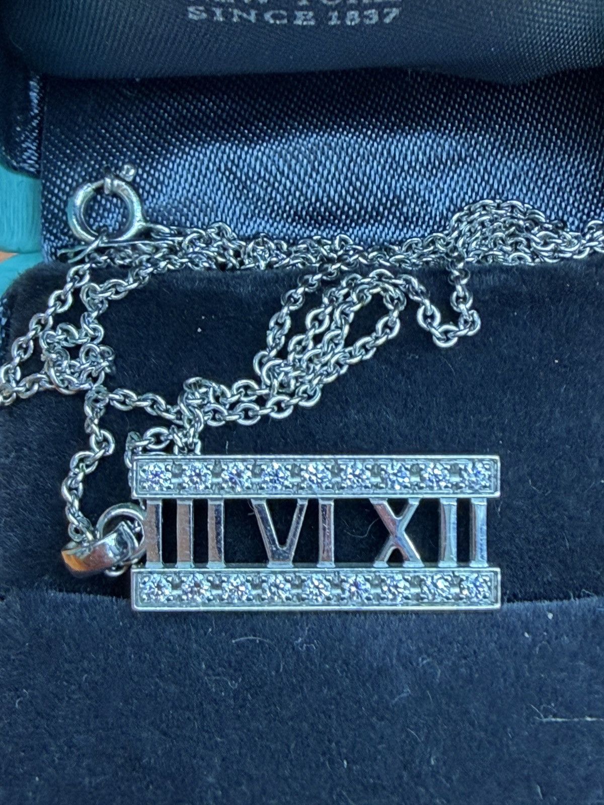 Tiffany & Co. Tiffany & Co 18K Diamond Atlas Neckless Size ONE SIZE - 3 Thumbnail