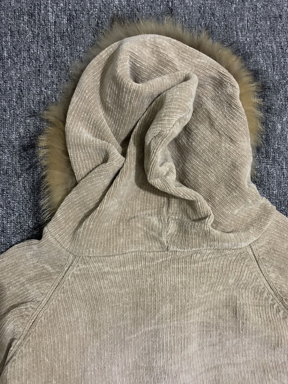 Other American Creations Corduroy Zip Fur Hood Issey Yohji Style Size M / US 6-8 / IT 42-44 - 8 Thumbnail