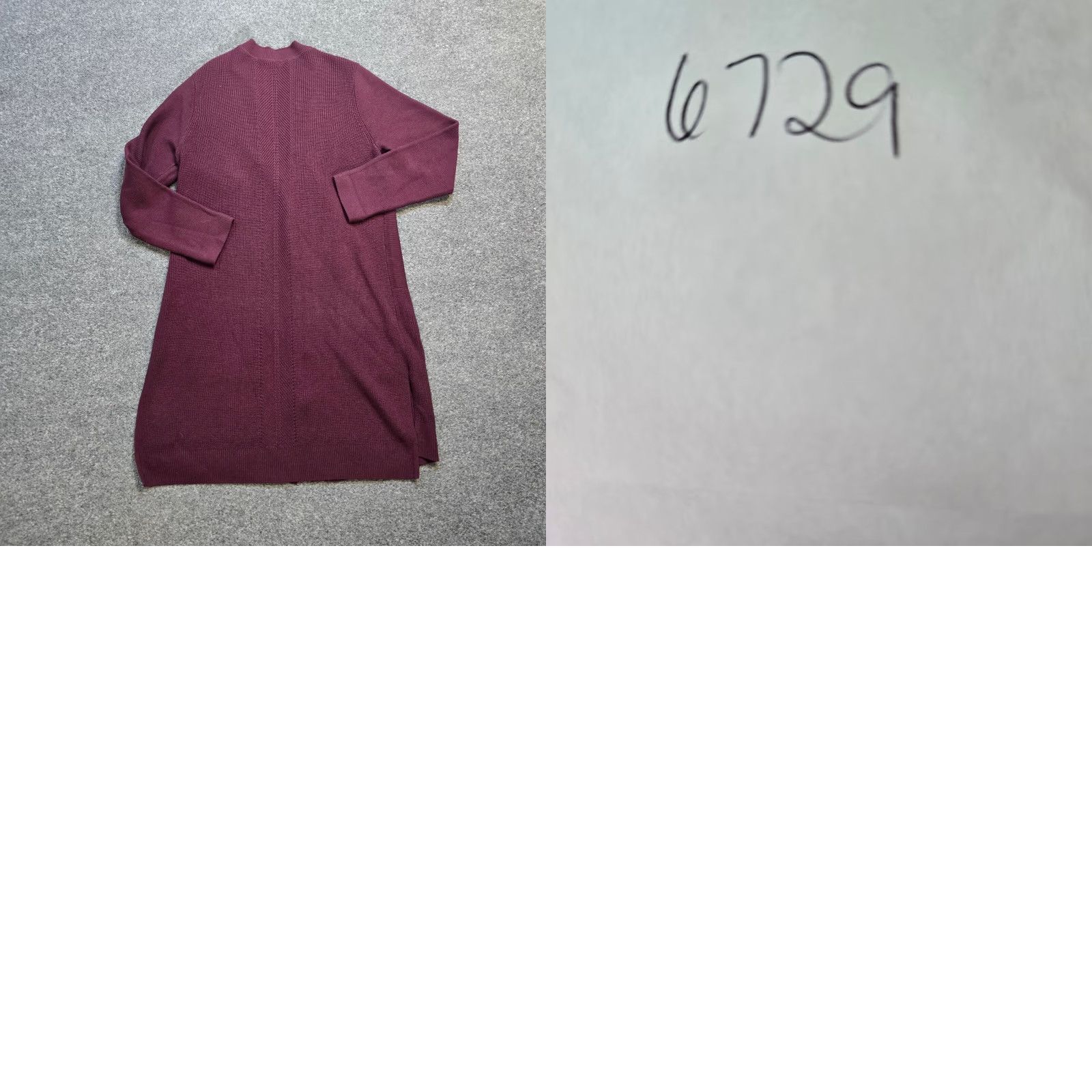 J. Jill J Jill Cardigan Womens Size Medium Red Burgundy Long Duster Sweater Capsule Size M / US 6-8 / IT 42-44 - 8 Thumbnail