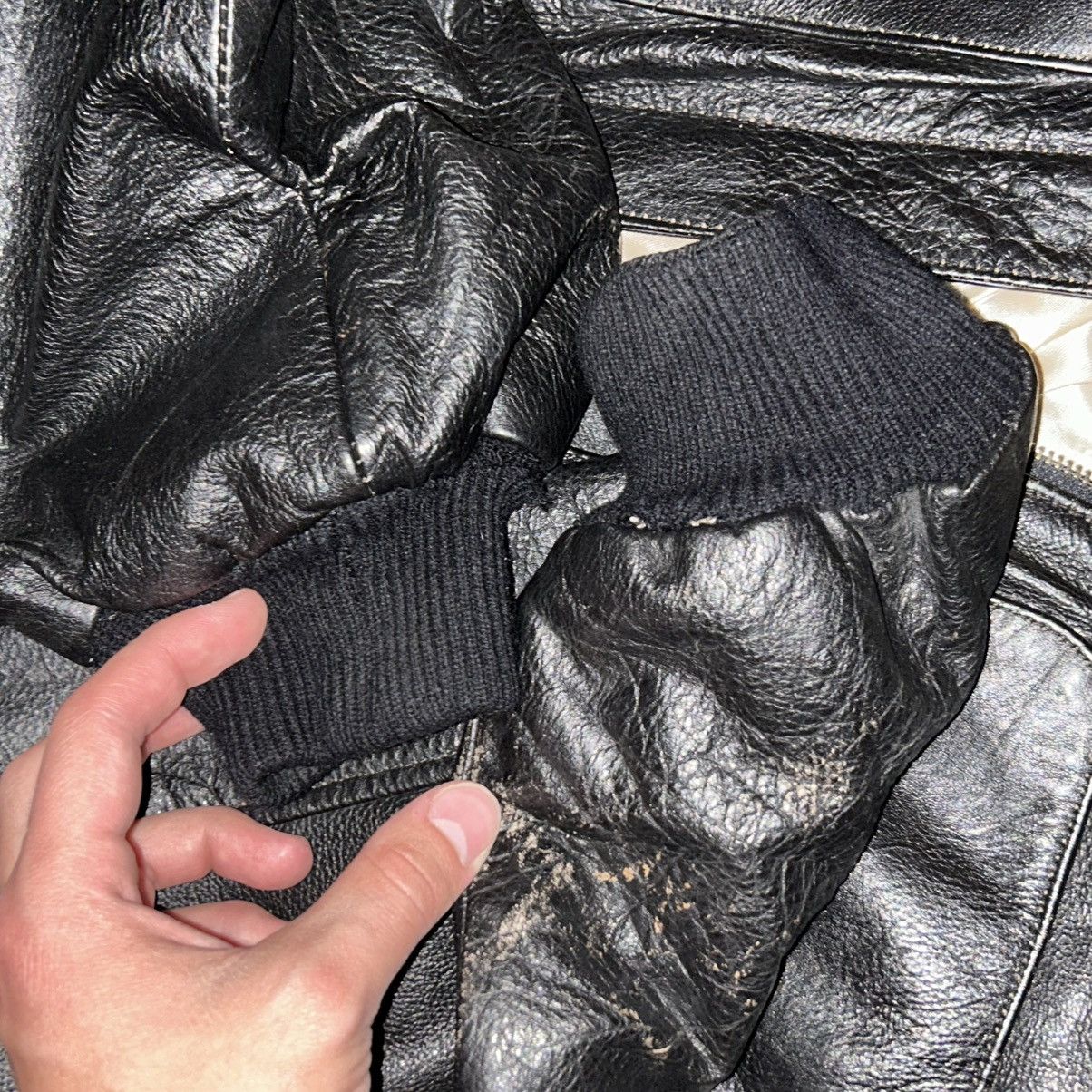 Avirex Vintage Leather Styled Aviation Retro Bomber Vincennes 1928 Size US L / EU 52-54 / 3 - 9 Thumbnail