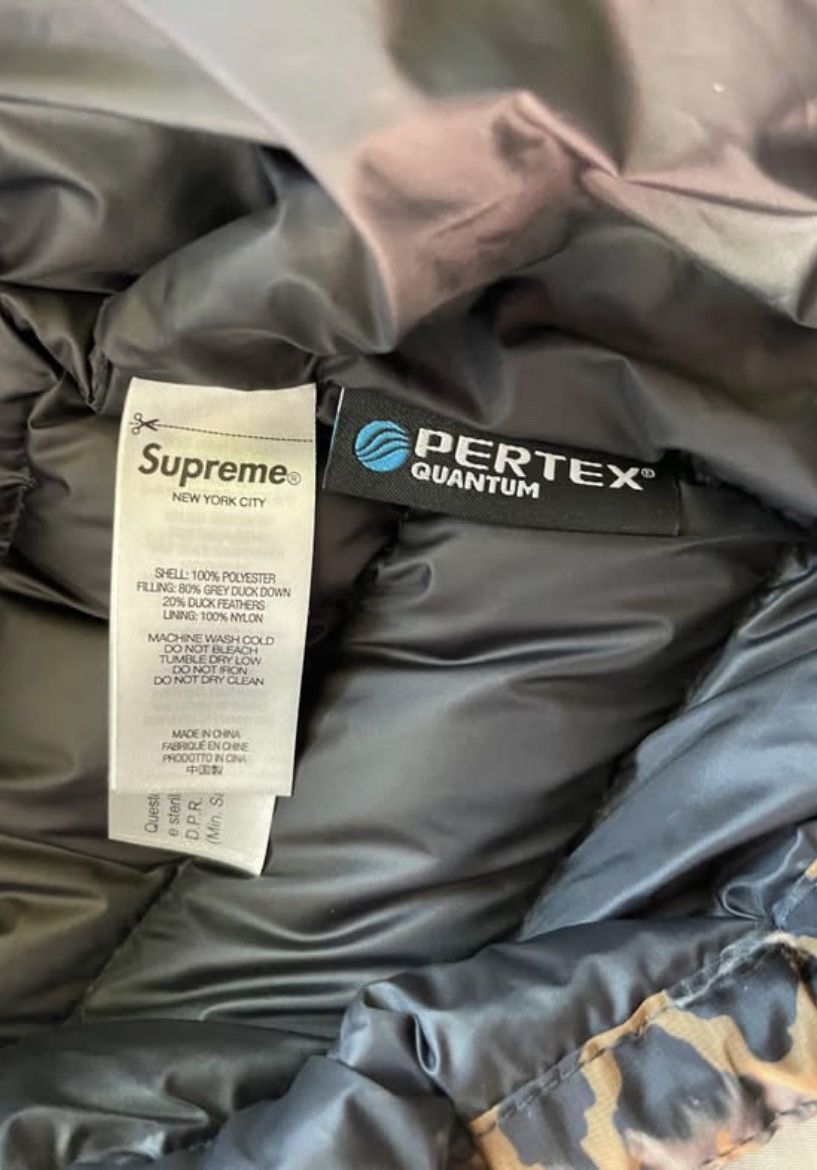 Supreme Supreme Micro Down Half Zip Hood (FW21) - Leopard Print Size US S / EU 44-46 / 1 - 4 Thumbnail