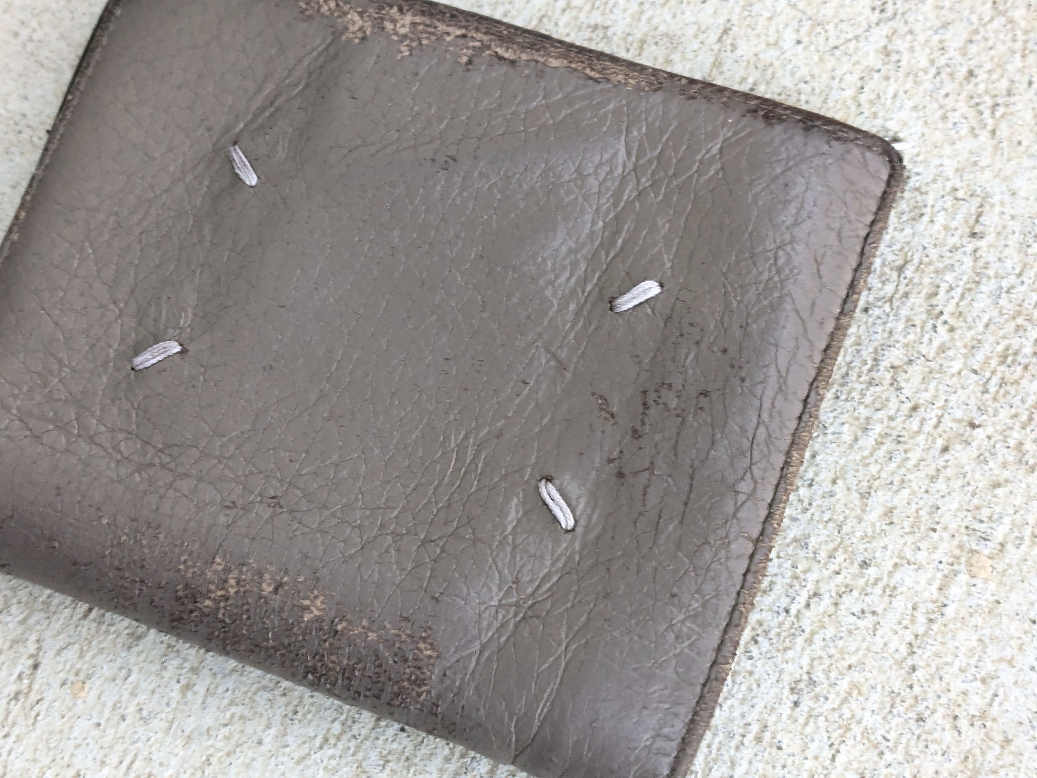 Maison Margiela Maison Margiela Cardholder Wallet Gray Leather Slim Size ONE SIZE - 4 Thumbnail