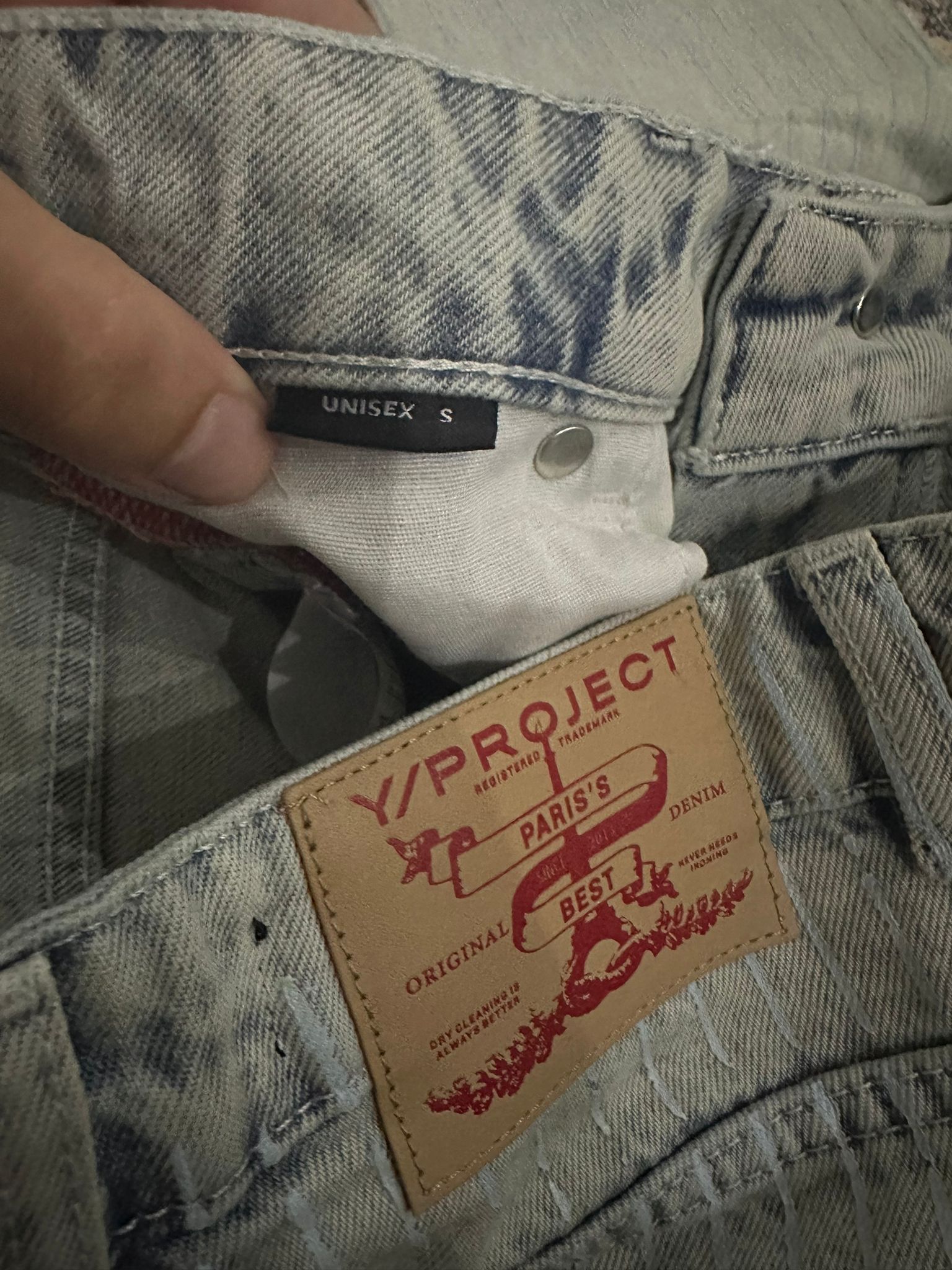 Y/Project Y/PROJECT Striped Wide-leg Jeans In White Size S Size US 30 / EU 46 - 12 Thumbnail