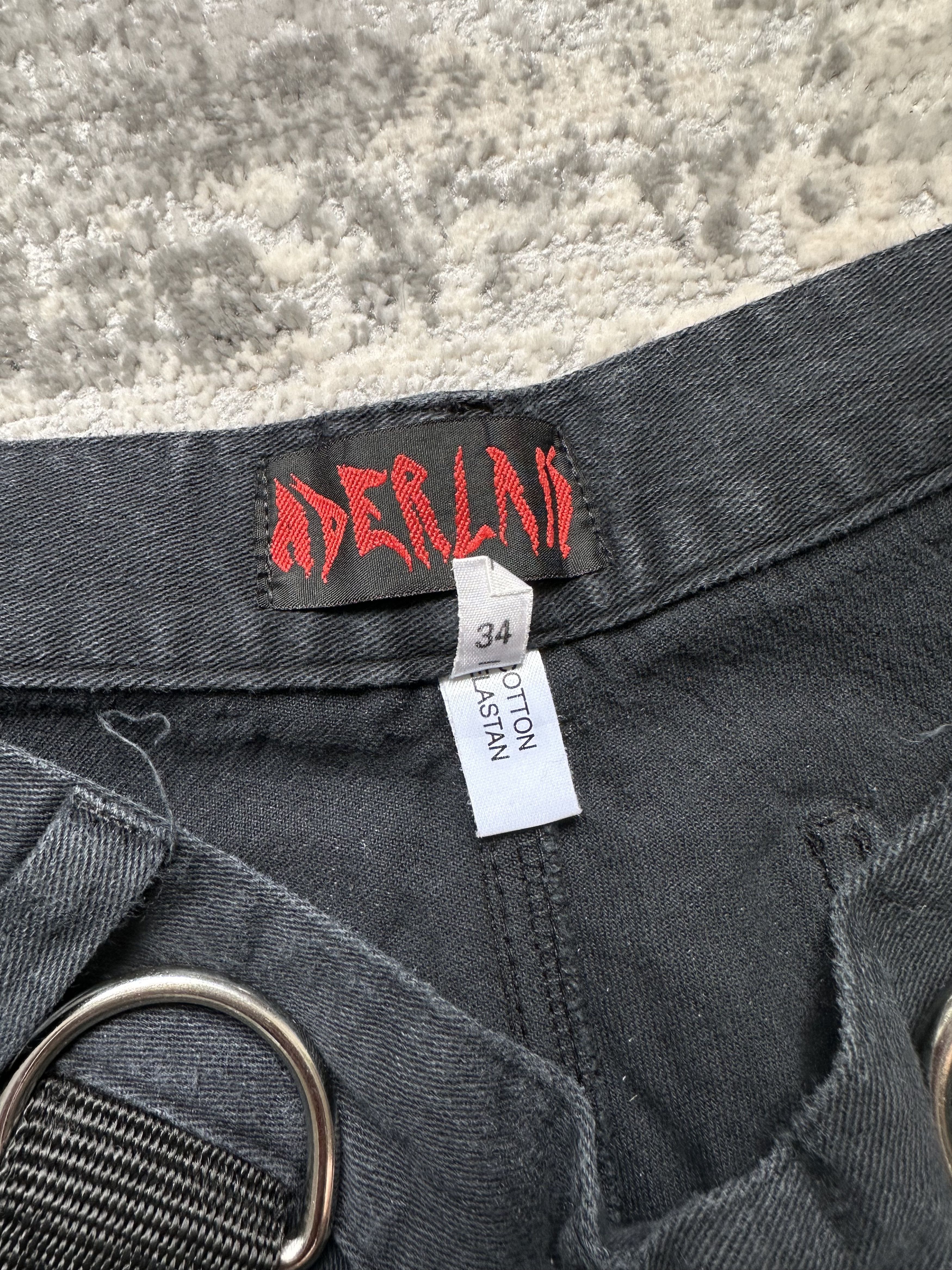Other Vintage Aderlass Metal Bondage Jacket Denim Gothic Size US 34 / EU 50 - 5 Thumbnail