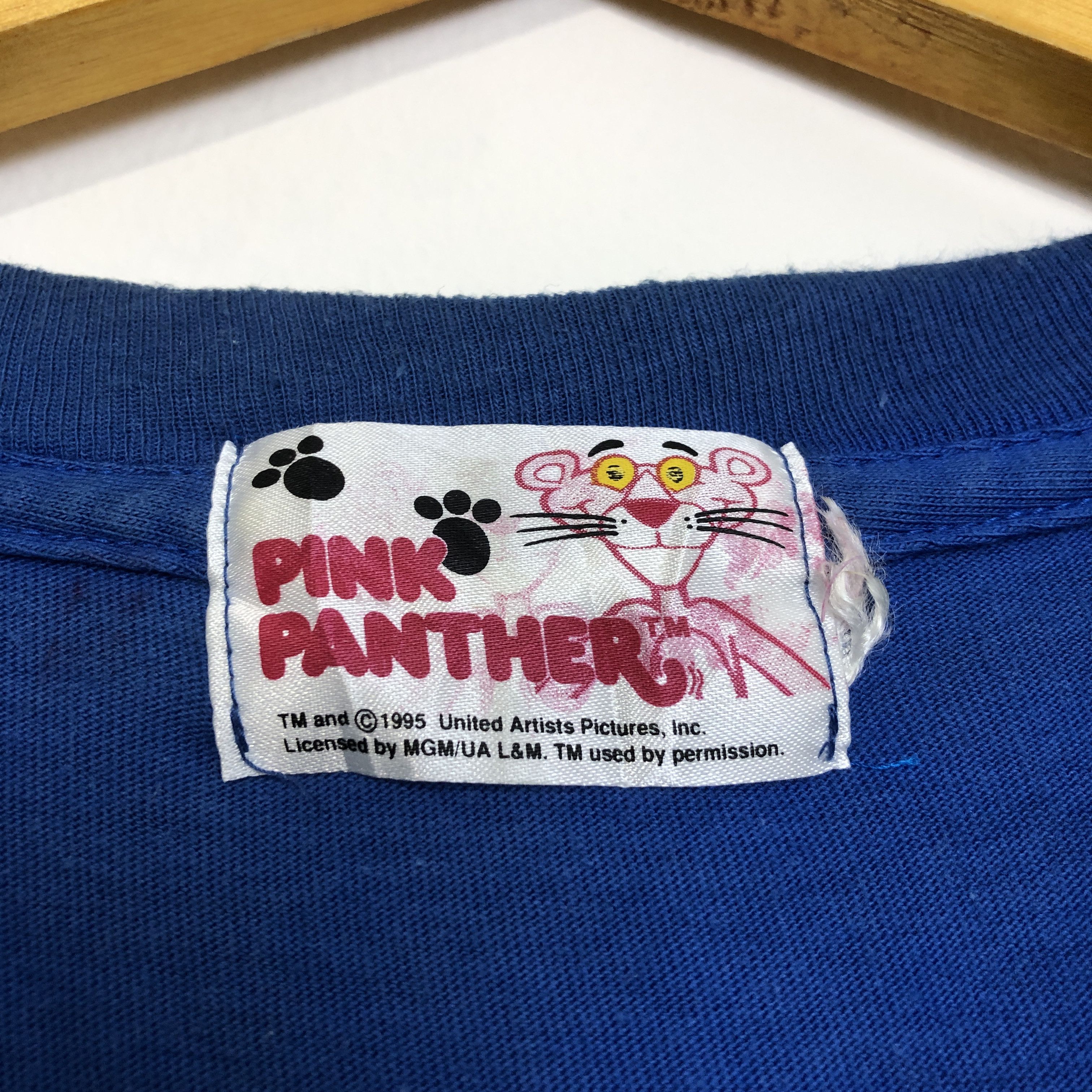Vintage Vintage Pink Panther T-Shirt Size US L / EU 52-54 / 3 - 4 Thumbnail