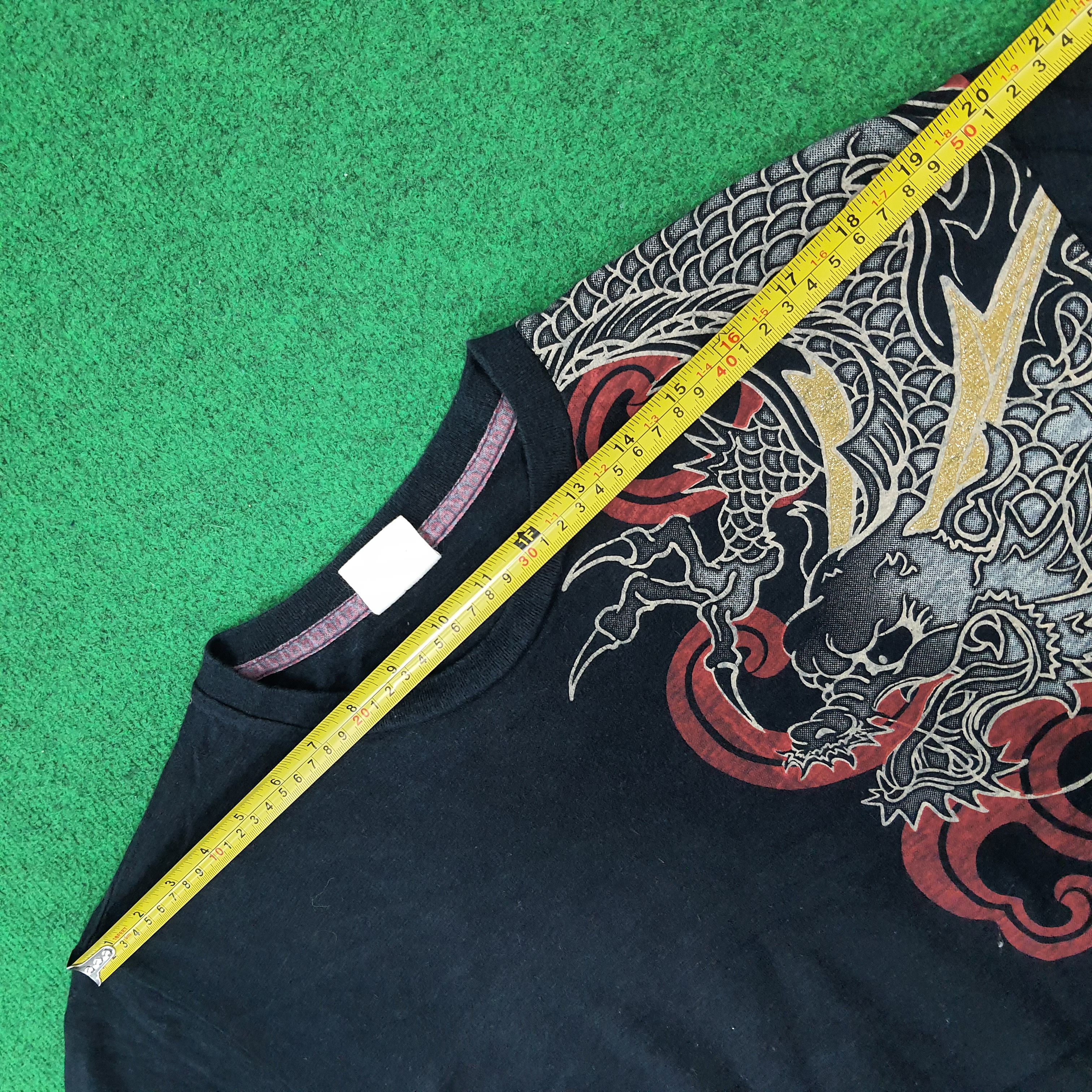 Japanese Brand Vintage Strange Heaven Dragon Tattoo Style Tshirt C276N14 Size US L / EU 52-54 / 3 - 9 Thumbnail