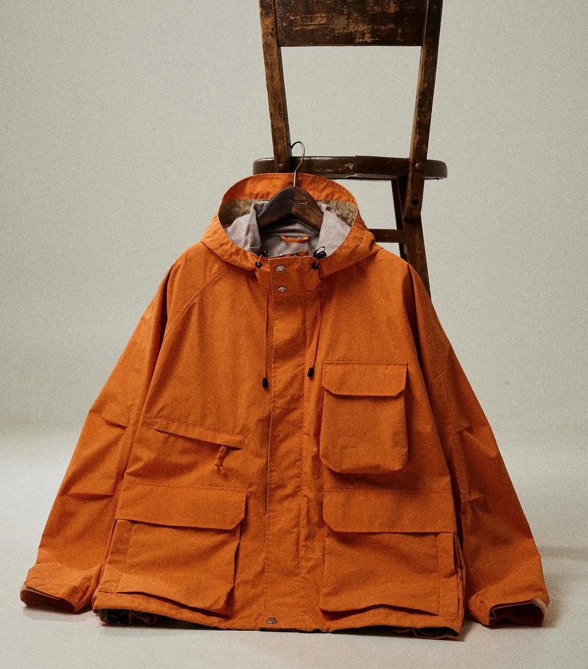DAIWA PIER39 Outstanding & Co Hunting Hood Jacket Orange Size US XL / EU 56 / 4 - 18 Thumbnail