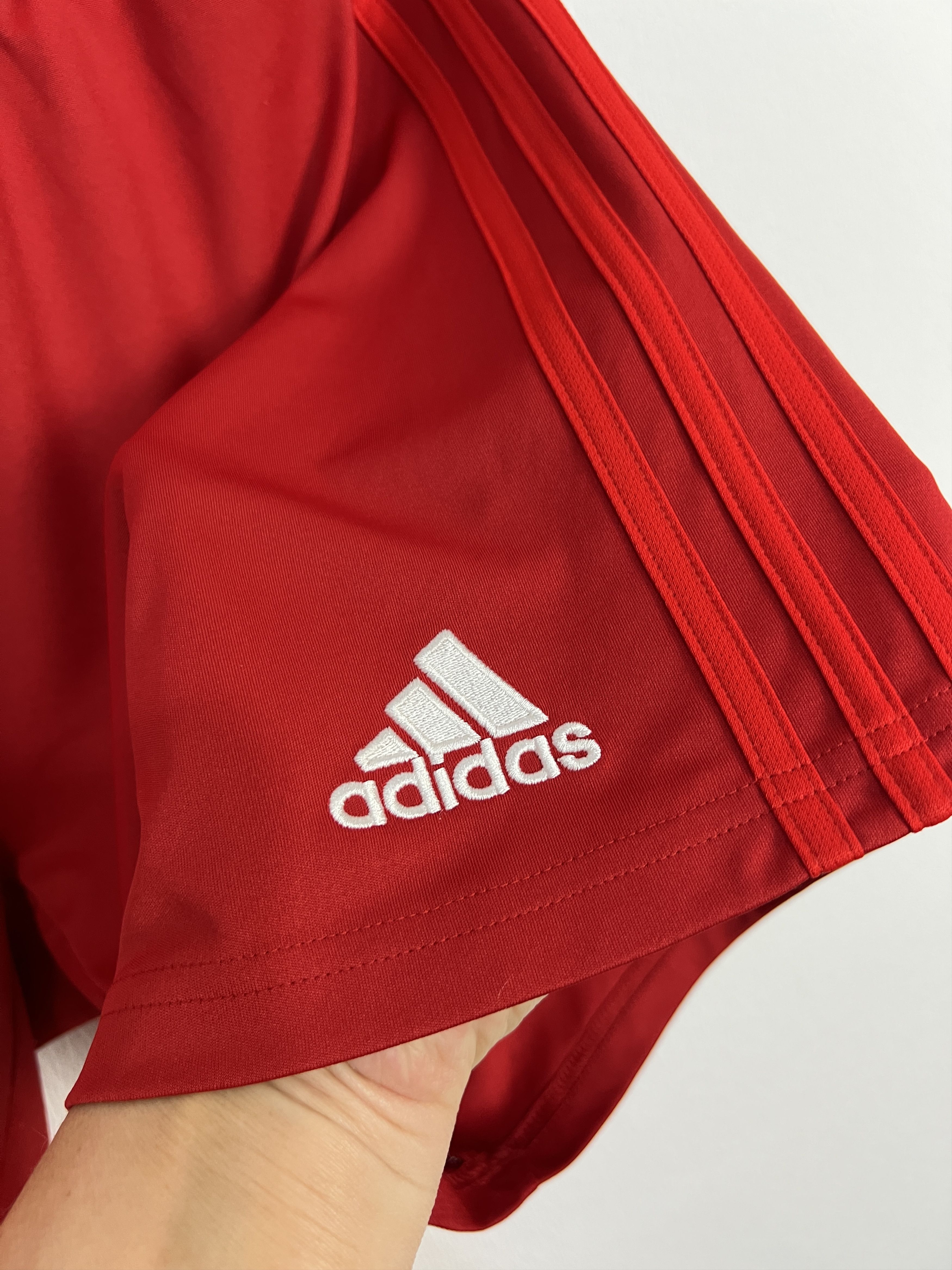 Adidas Adidas Bayern Munich Football Red Shorts SoccercM Size US 32 / EU 48 - 3 Thumbnail