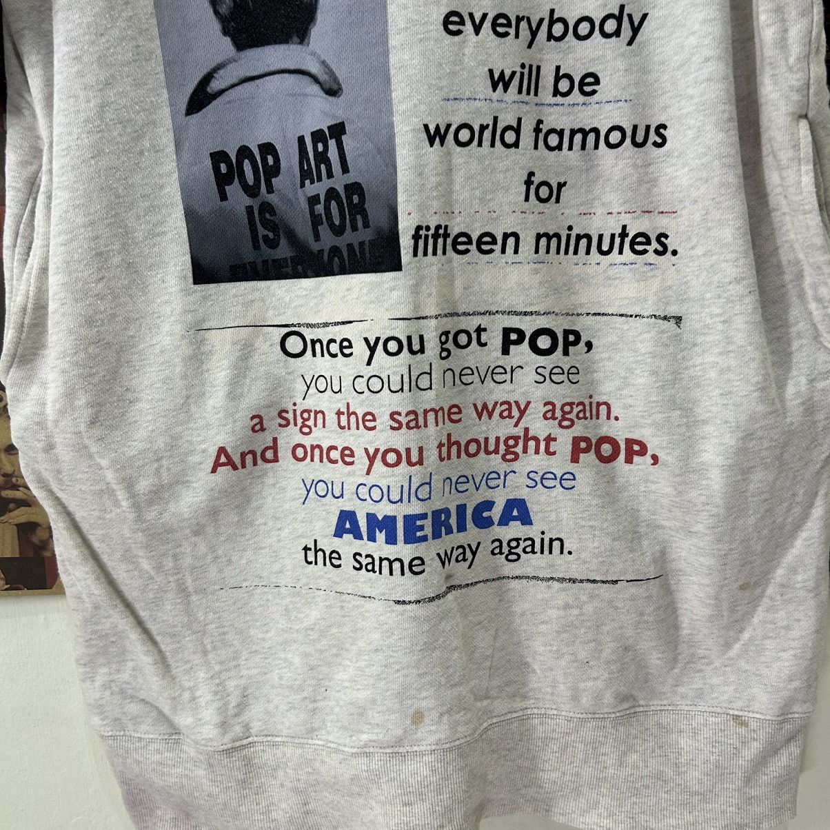 Uniqlo Vintage Andy Warhol Pop Art Uniqlo Sweatshirt Size L / US 10 / IT 46 - 3 Thumbnail