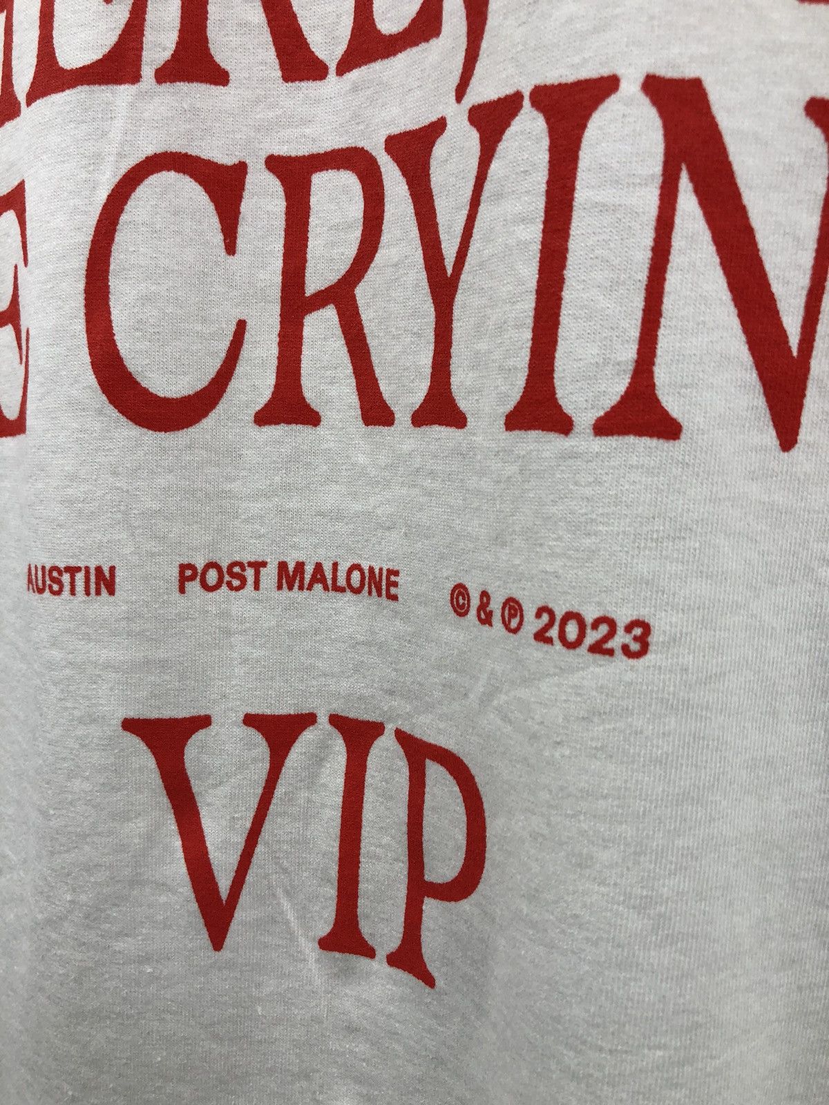 Rap Tees Post Malone 2023 VIP Austin Tour If Y’all White T-Shirt 2XL Size US XXL / EU 58 / 5 - 7 Thumbnail