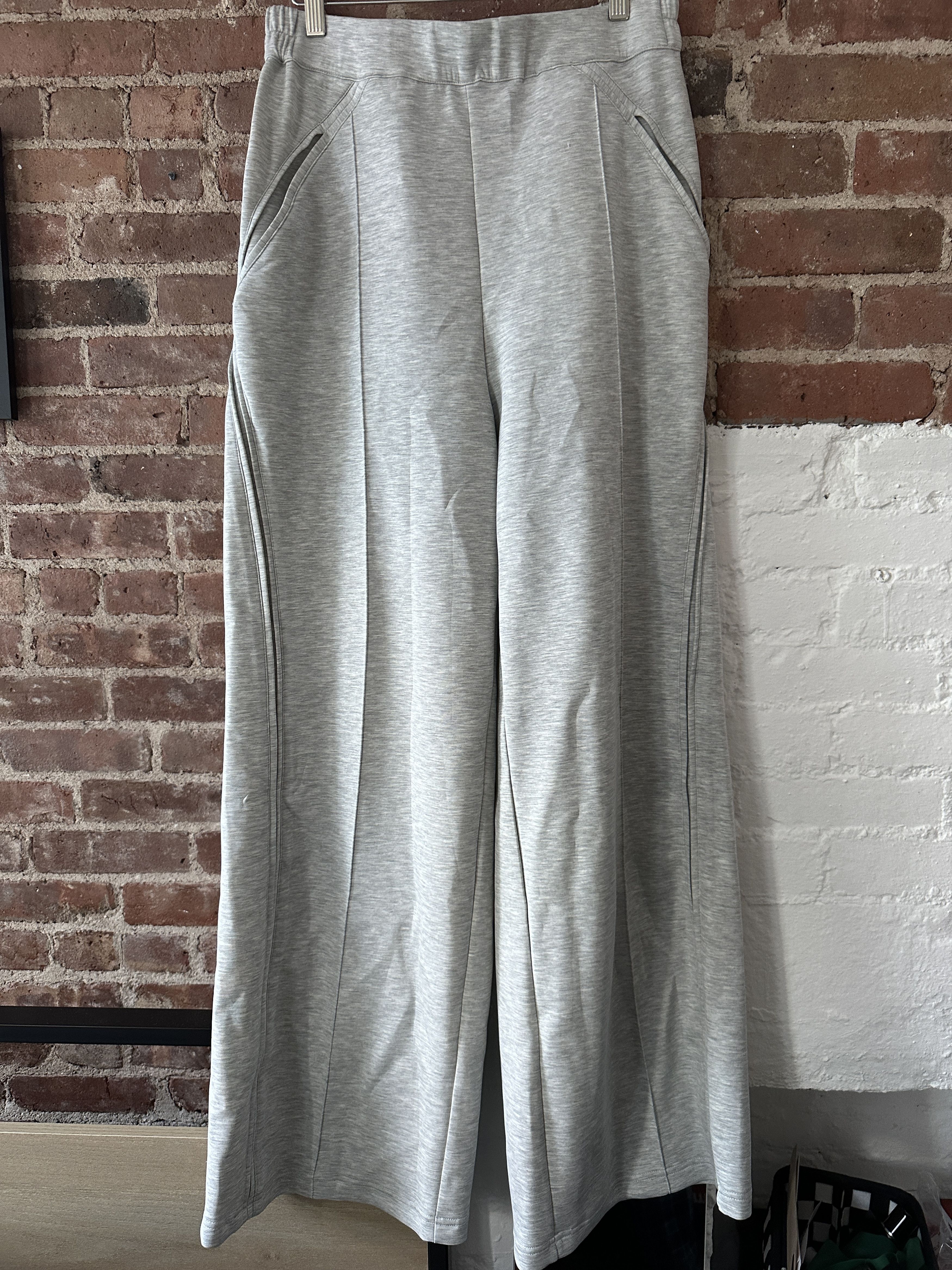 Japanese Brand Baggy Korean Pleated Sweatpants – Heavyweight Trousers Size US 31 - 3 Thumbnail