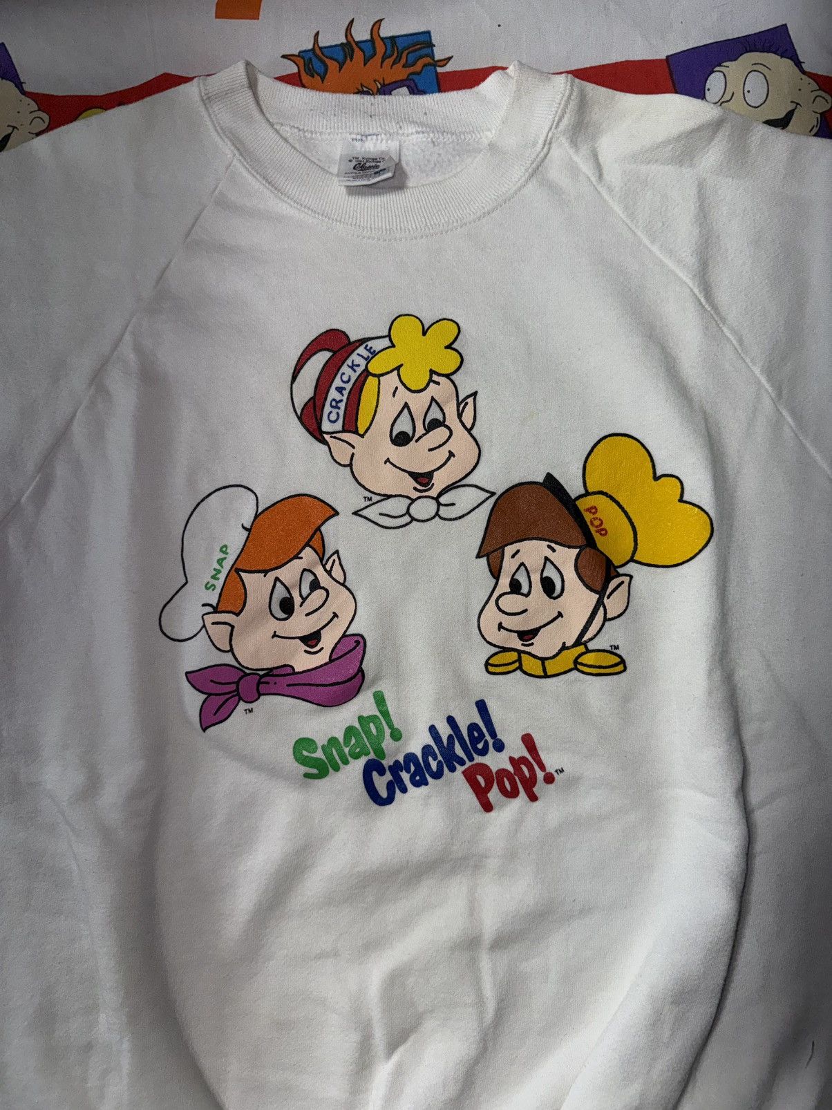 Jerzees VTG 90s Kellogg's Rice Krispies Promo Crewneck Sweatshirt Size US XL / EU 56 / 4 - 2 Thumbnail
