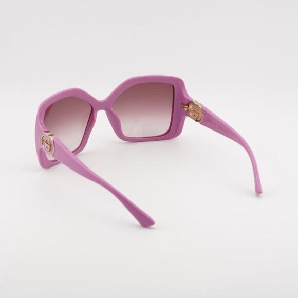 Gucci Gucci GG2015S 005 Sunglasses Pink Square Frame Size ONE SIZE - 10 Thumbnail